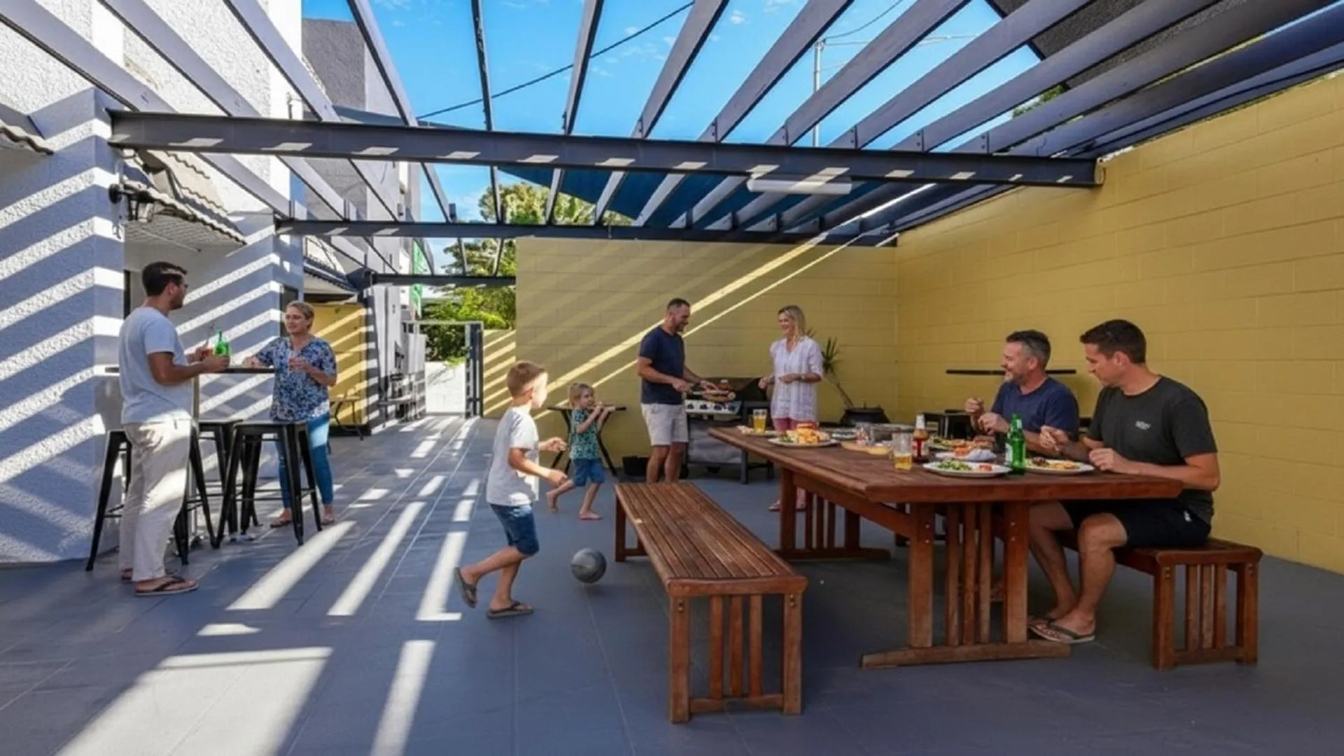 BBQ facilities in Aaron Motel