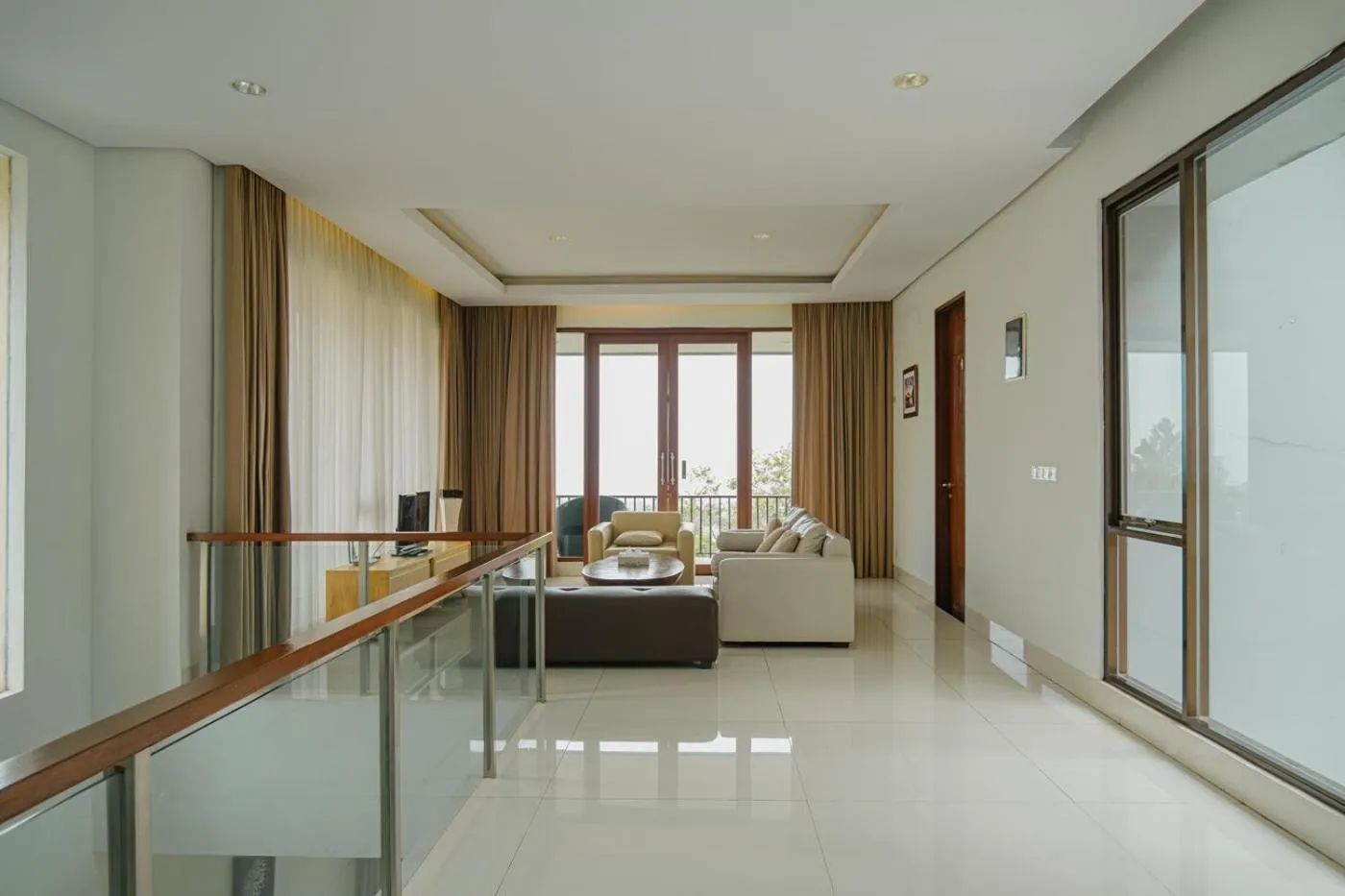 Floor plan in Oyama City View Villa 4 bedrooms with a private heated swimming pool