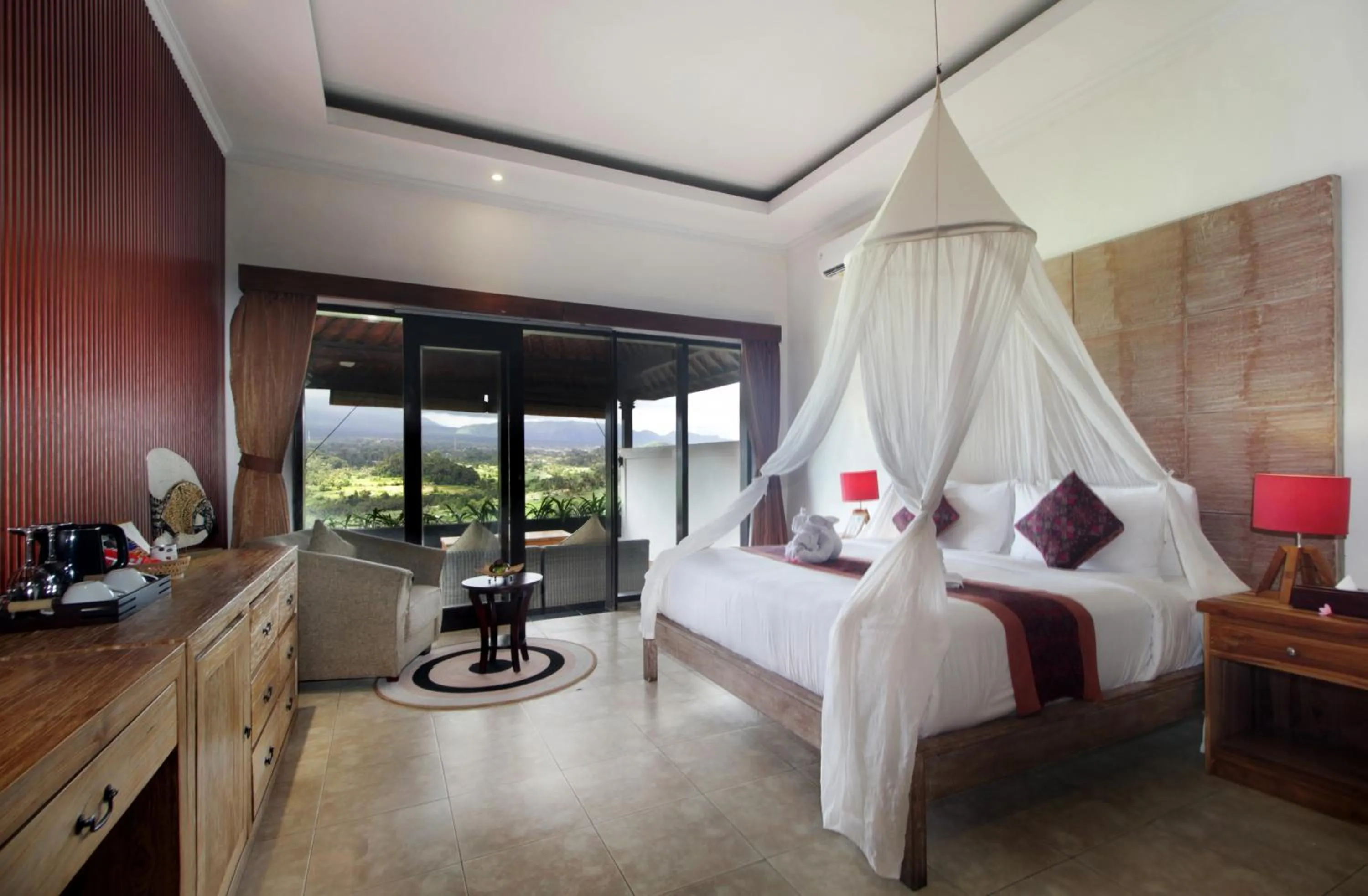 Bed in Patal Kikian Villa