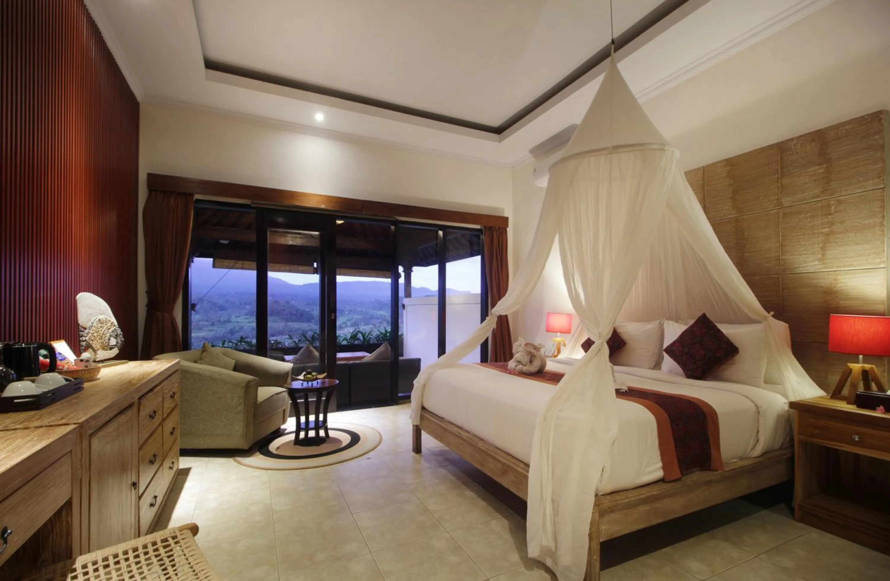 Bed in Patal Kikian Villa