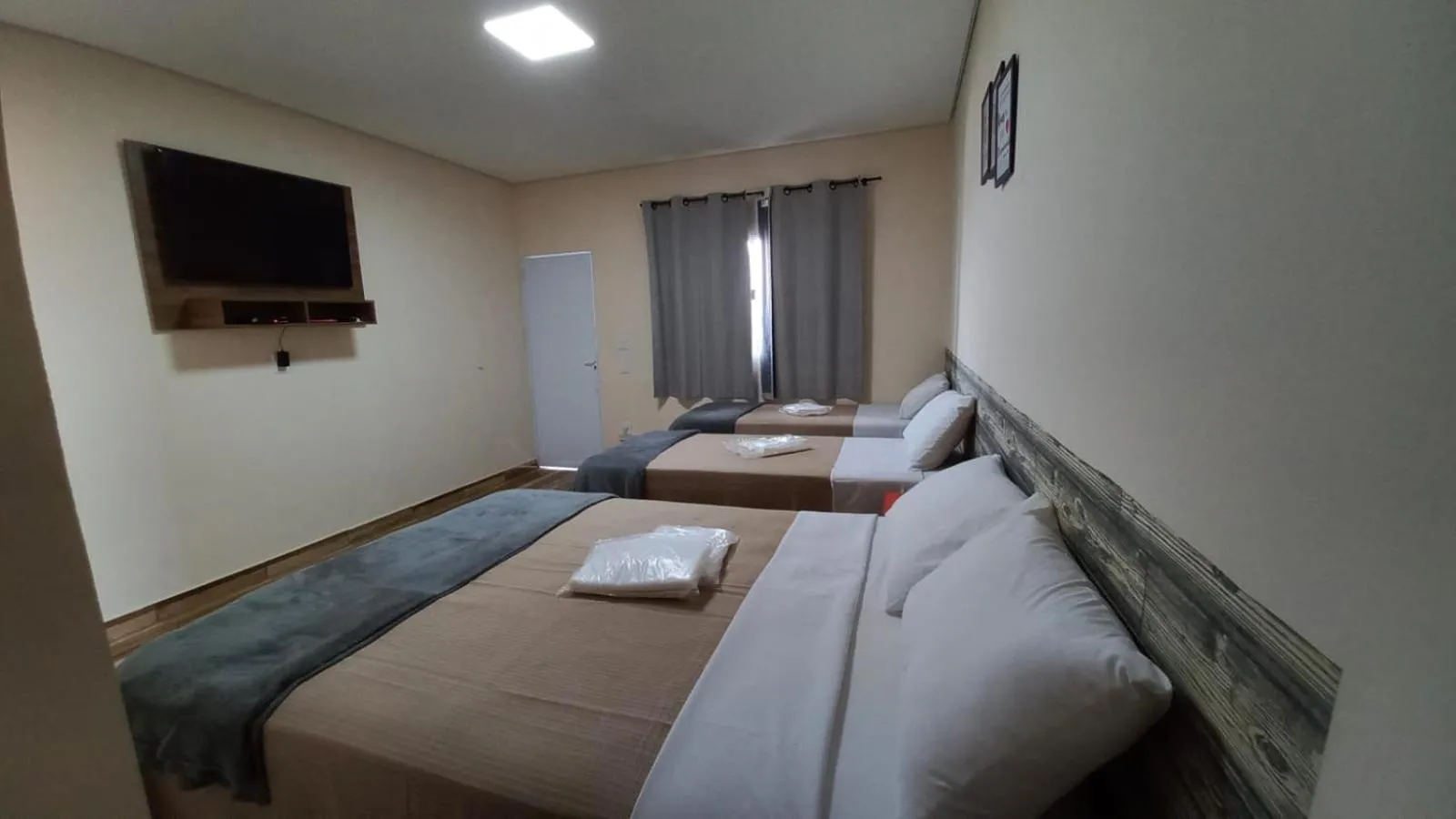 Bed in Pousada Morada dos Pássaros