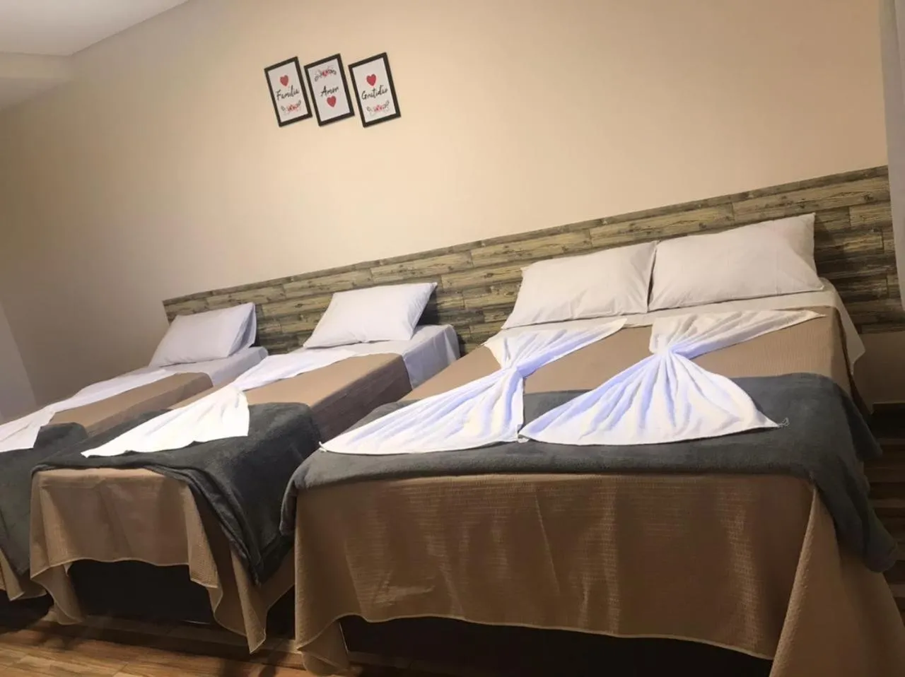 Bed in Pousada Morada dos Pássaros