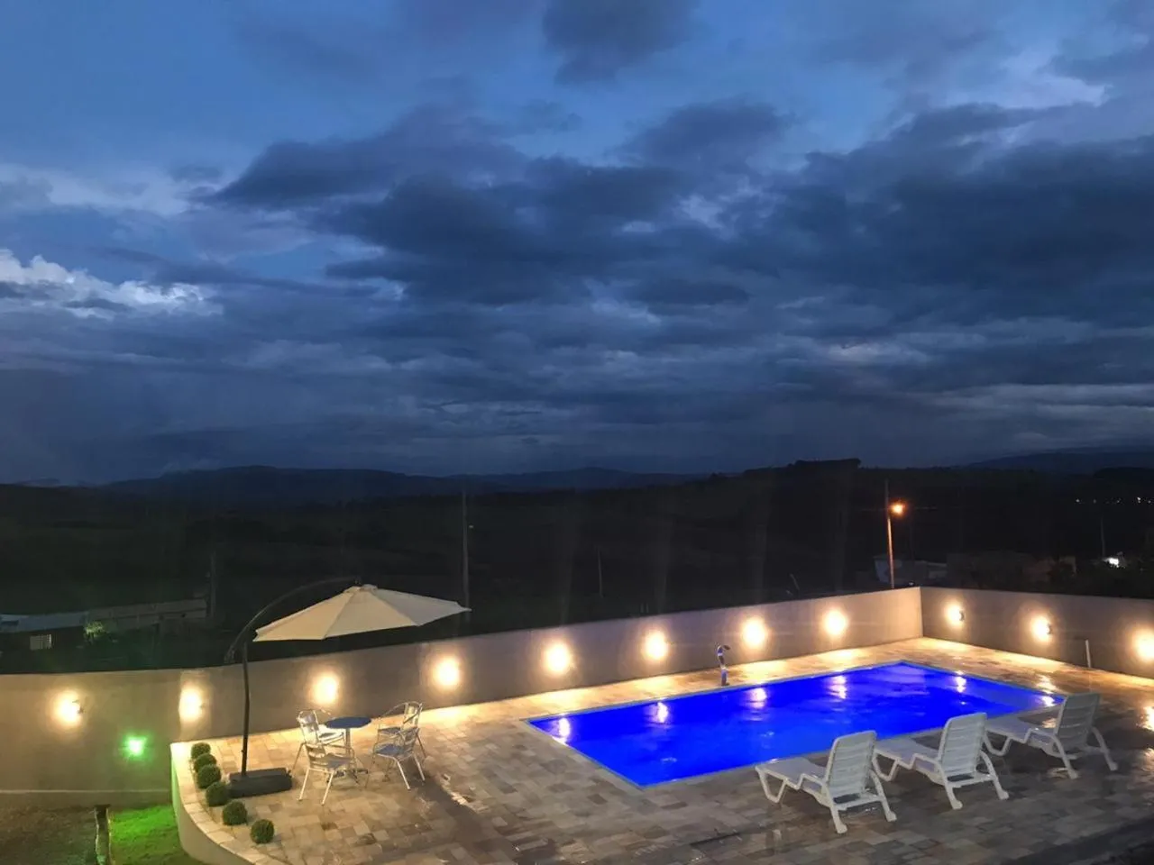 Pool view in Pousada Morada dos Pássaros