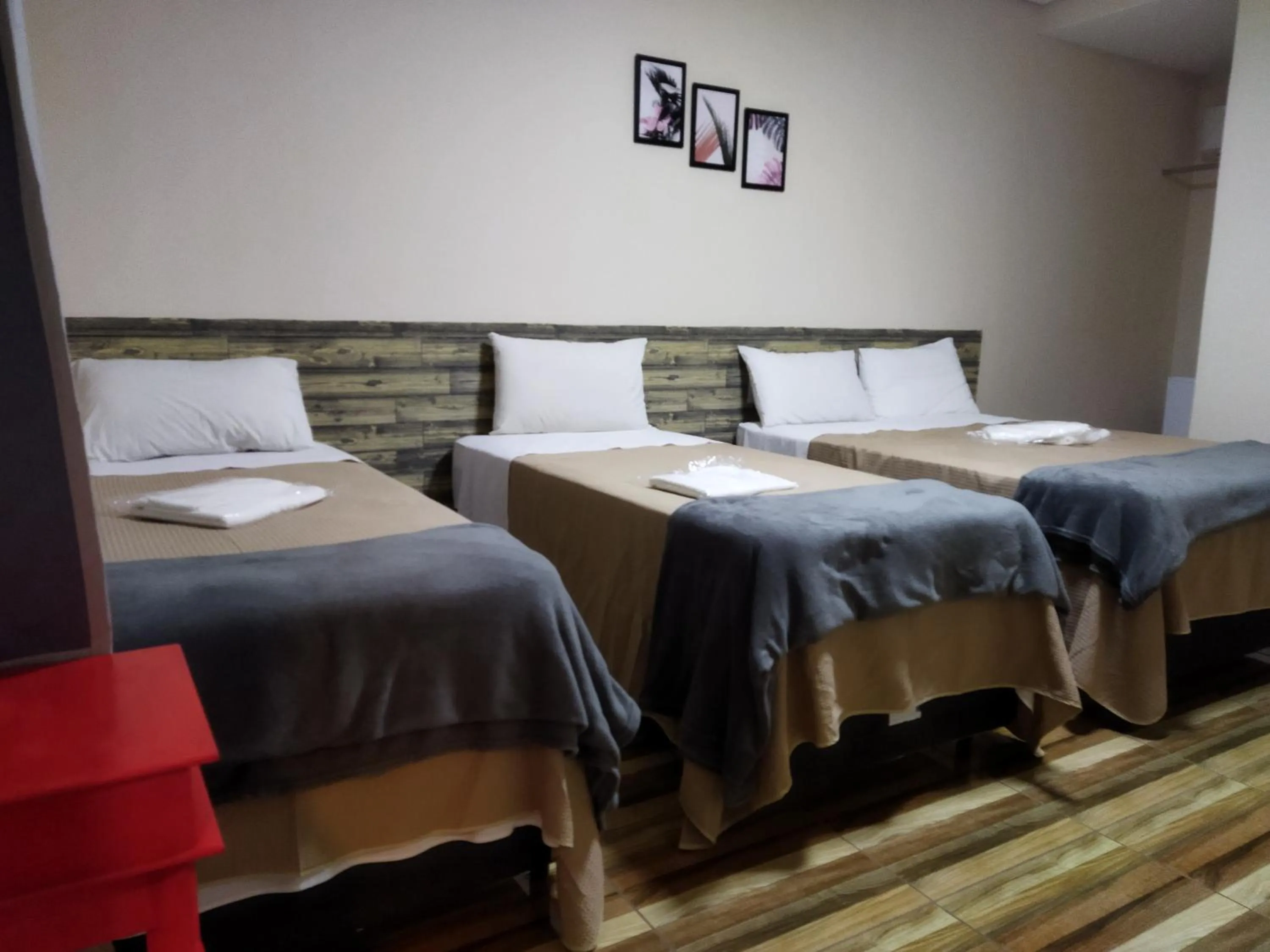 Bed in Pousada Morada dos Pássaros