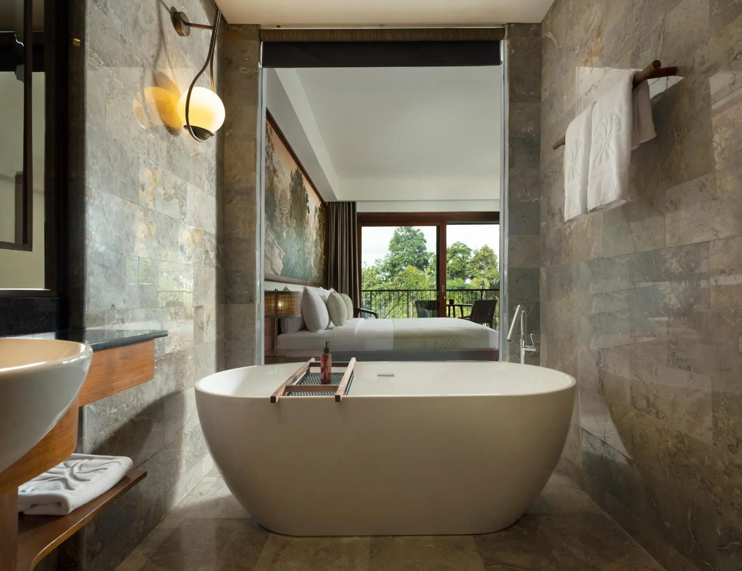 Bath, Bed in Adiwana Suweta Bath, Bed in Adiwana Suweta