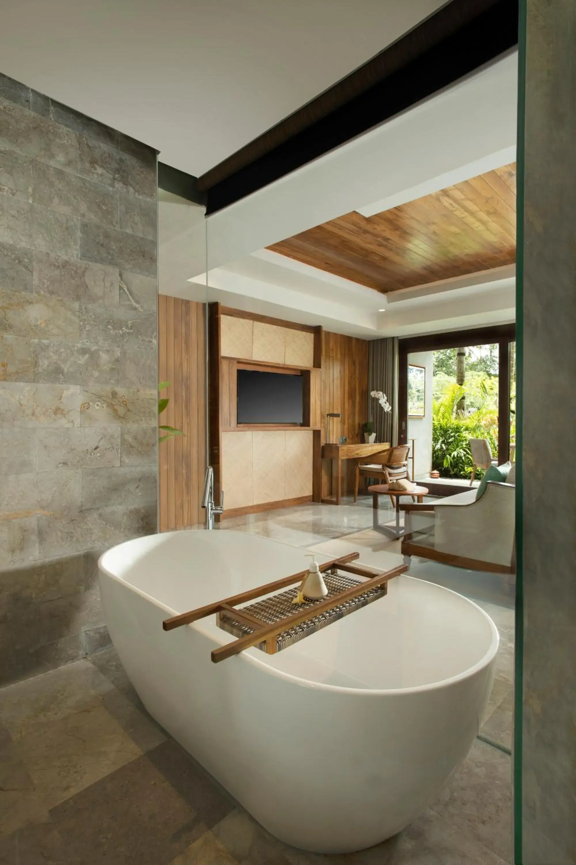 Bathroom in Adiwana Suweta Bathroom in Adiwana Suweta