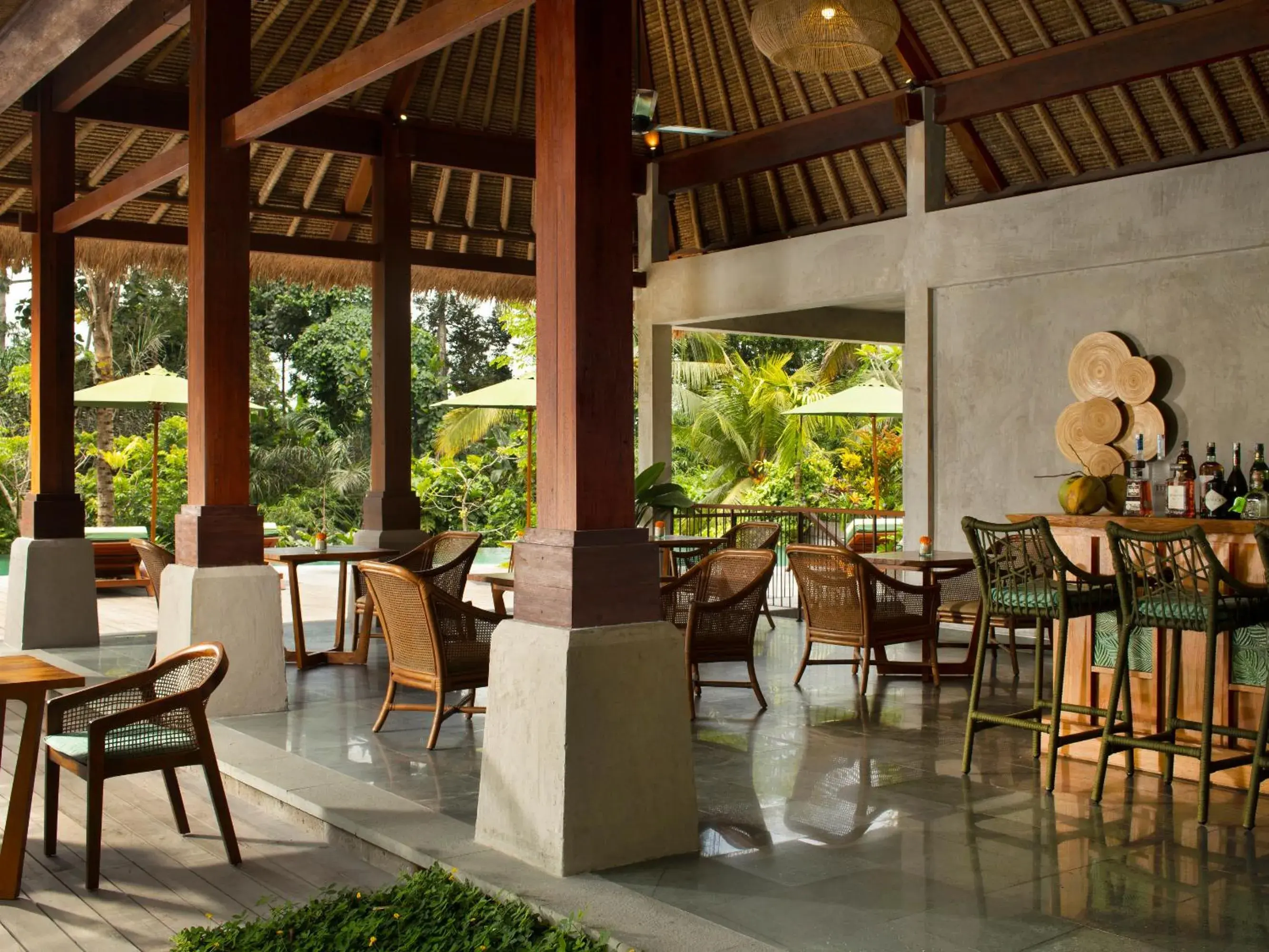 Lounge or bar in Adiwana Suweta Lounge or bar in Adiwana Suweta