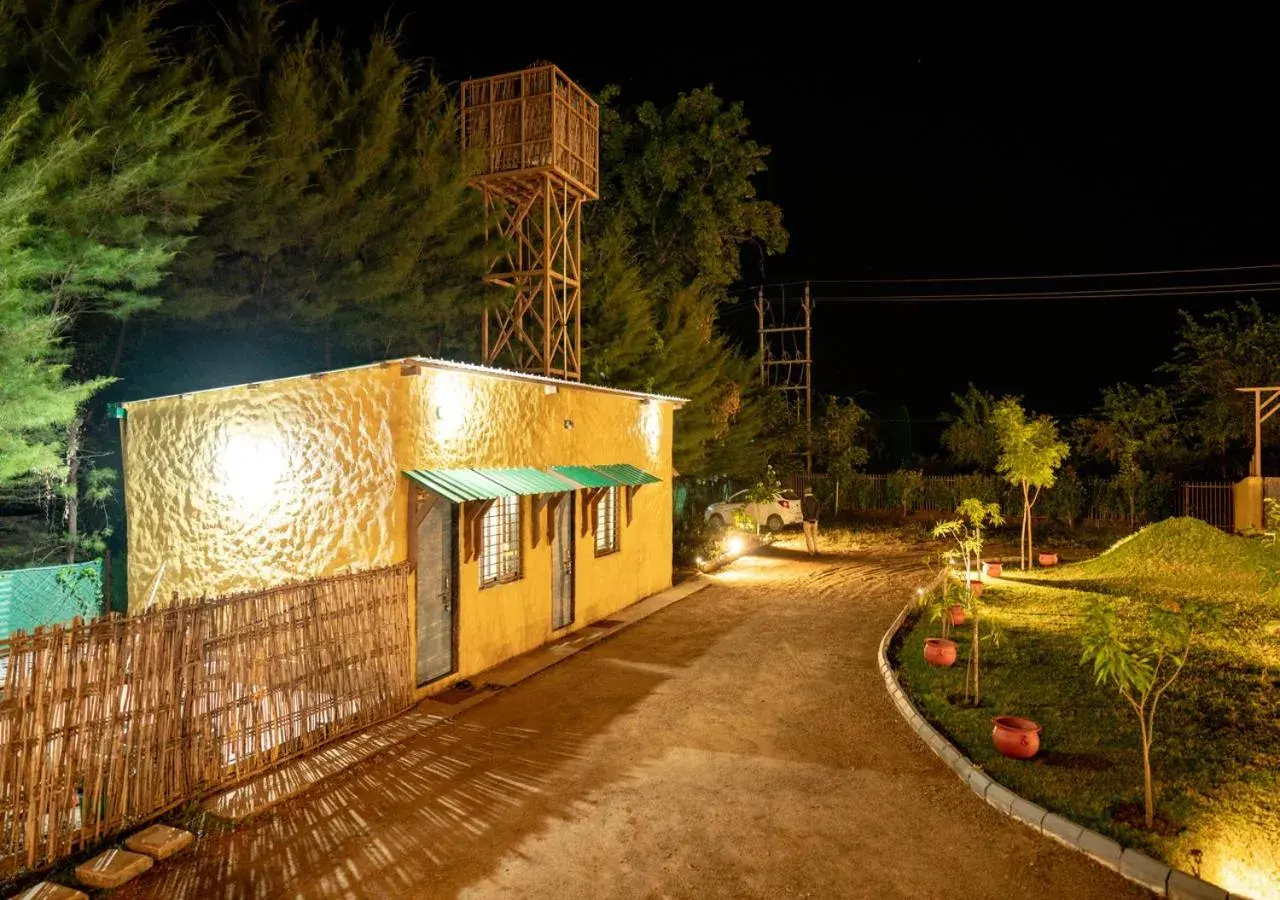 Lobby or reception in The Satpura Panchtatva Villa Lobby or reception in The Satpura Panchtatva Villa