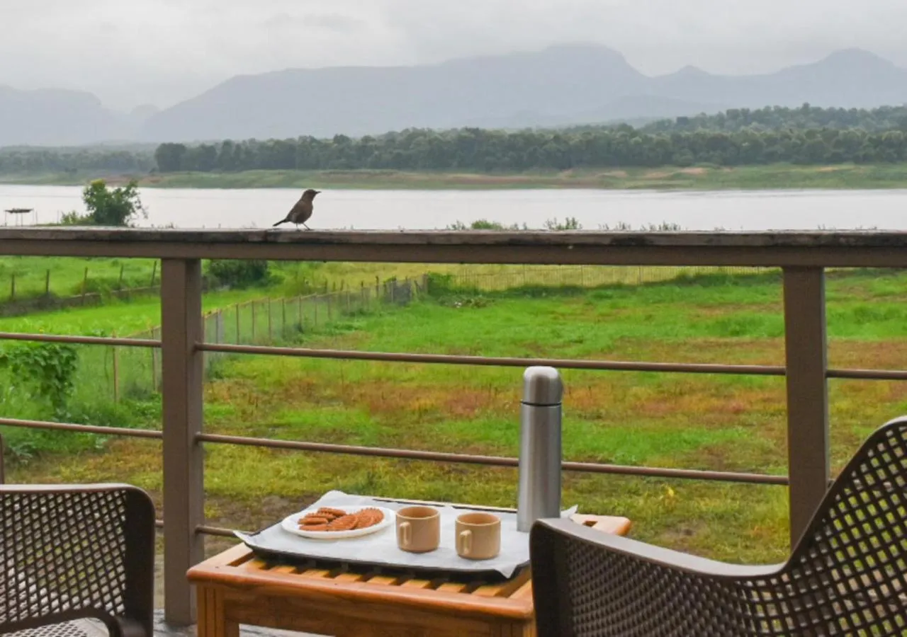 Mountain view in The Satpura Panchtatva Villa