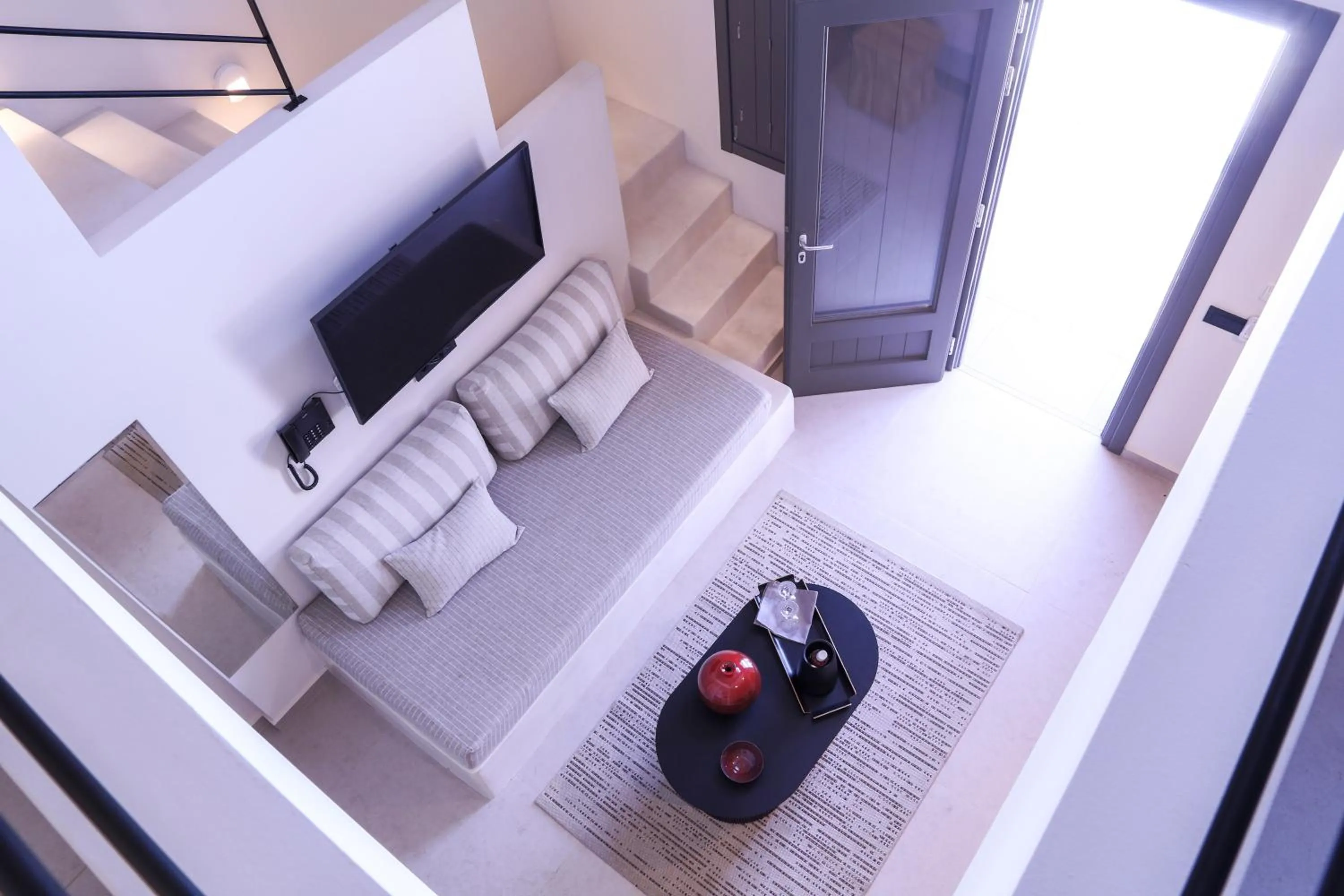 Living room in Terra Nera Suites