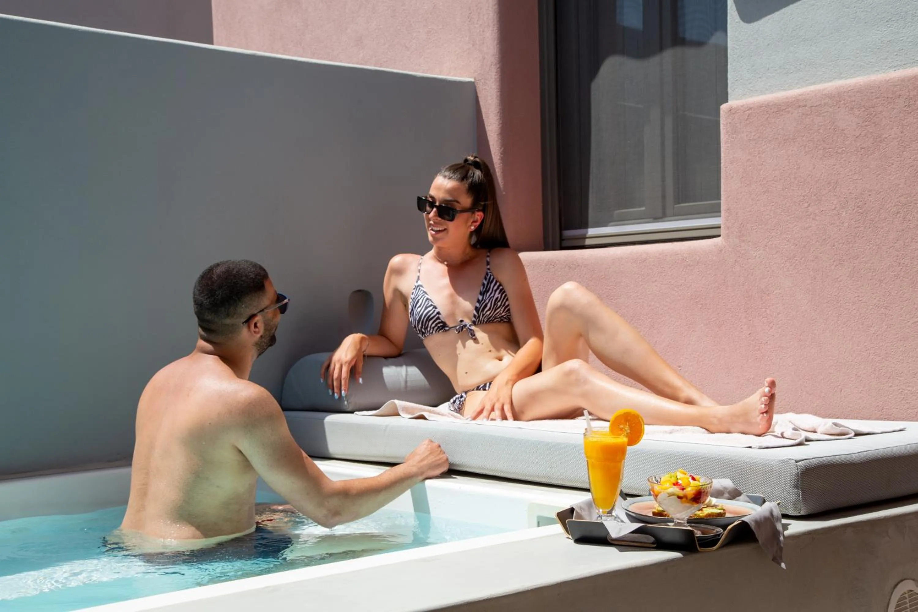 People in Terra Nera Suites