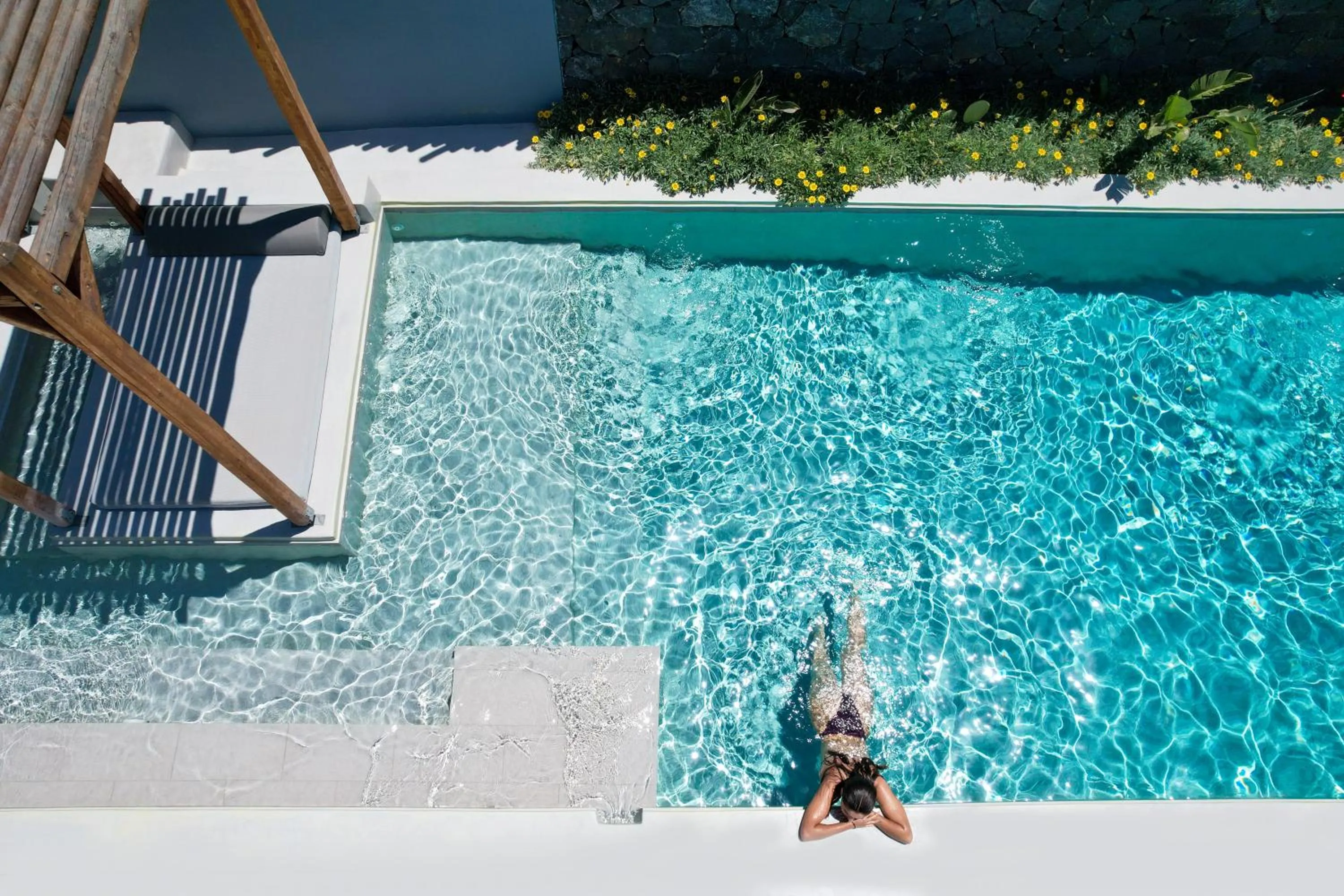 Swimming pool in Terra Nera Suites