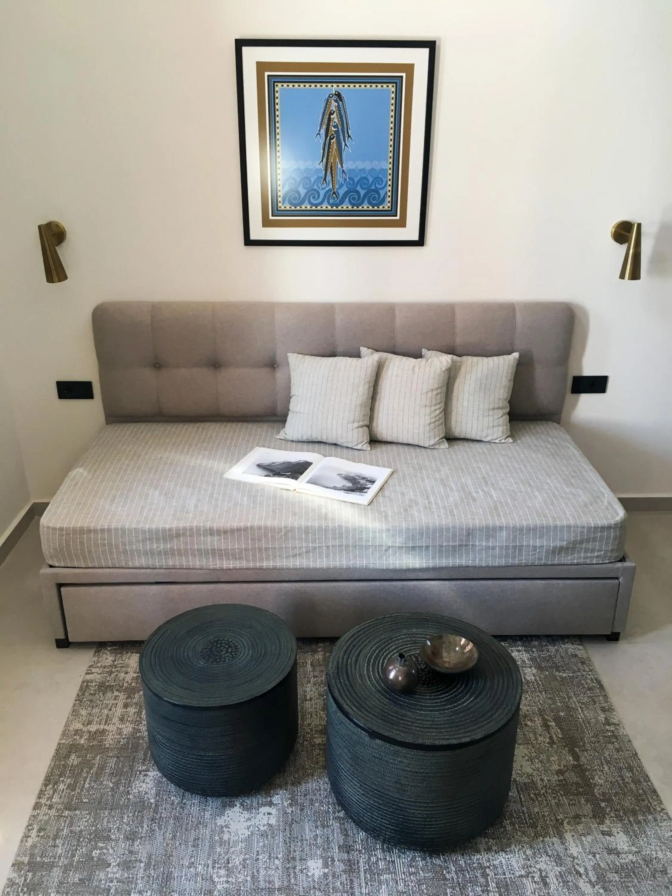 Living room in Terra Nera Suites
