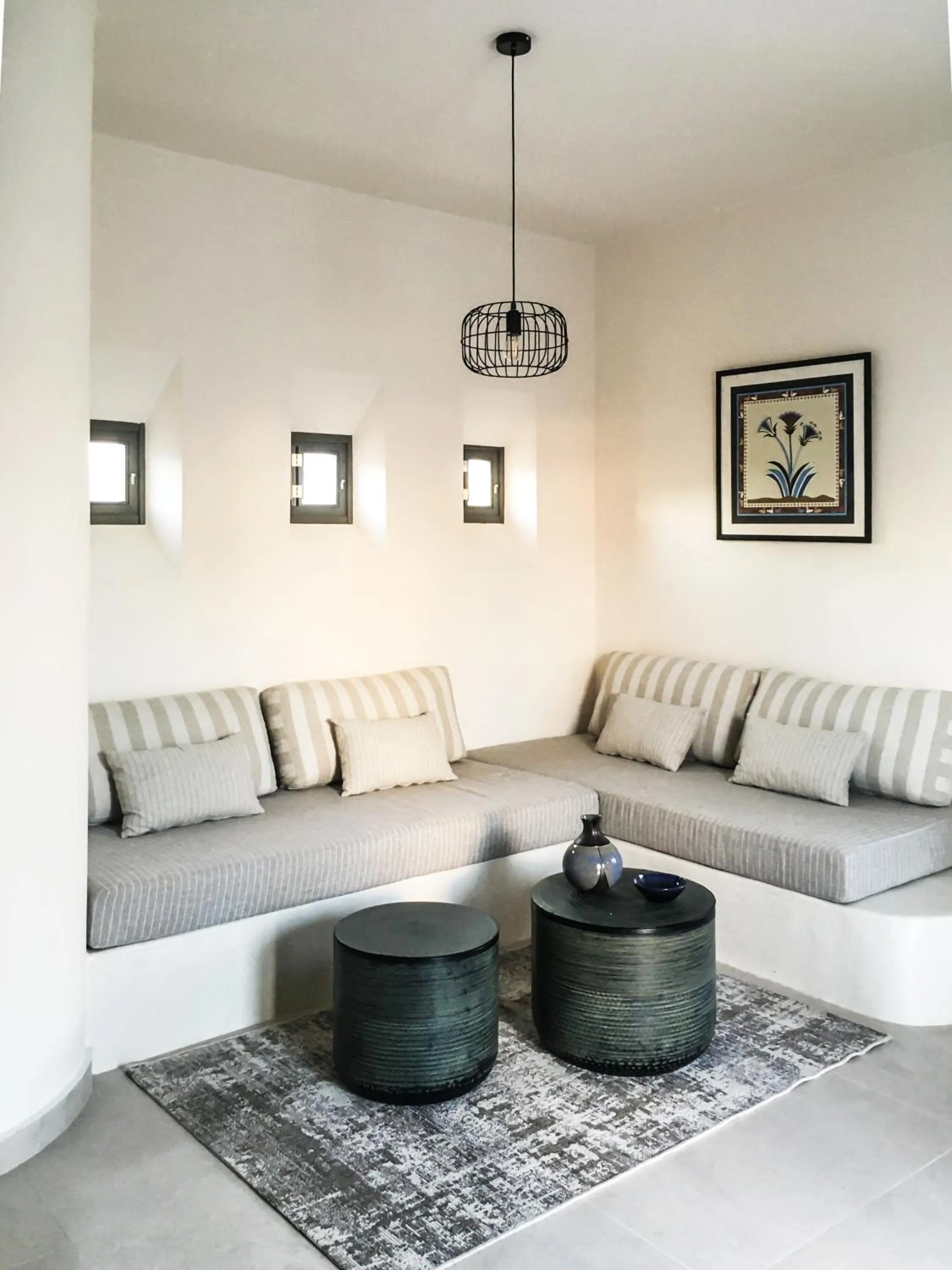 Living room in Terra Nera Suites