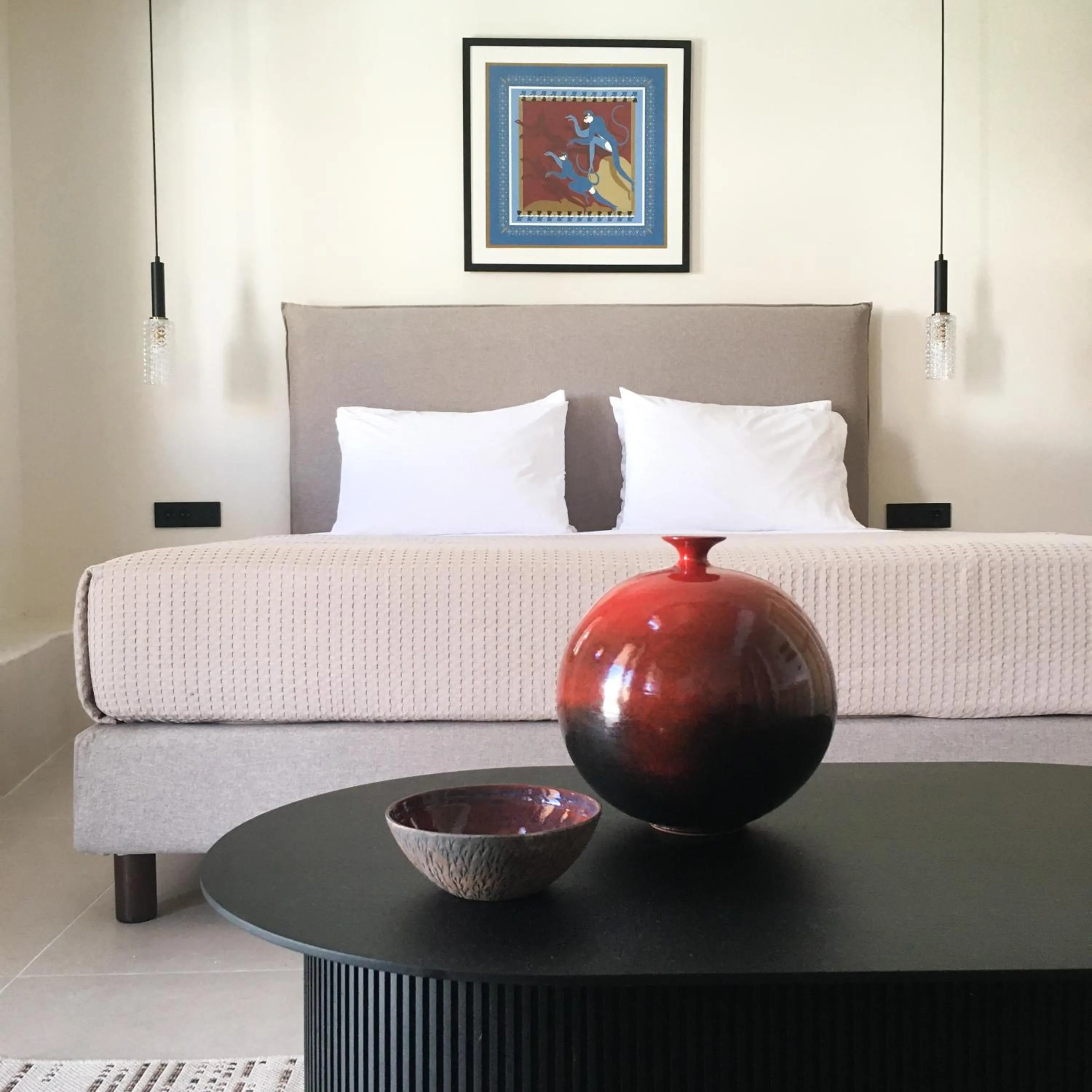 Bed in Terra Nera Suites