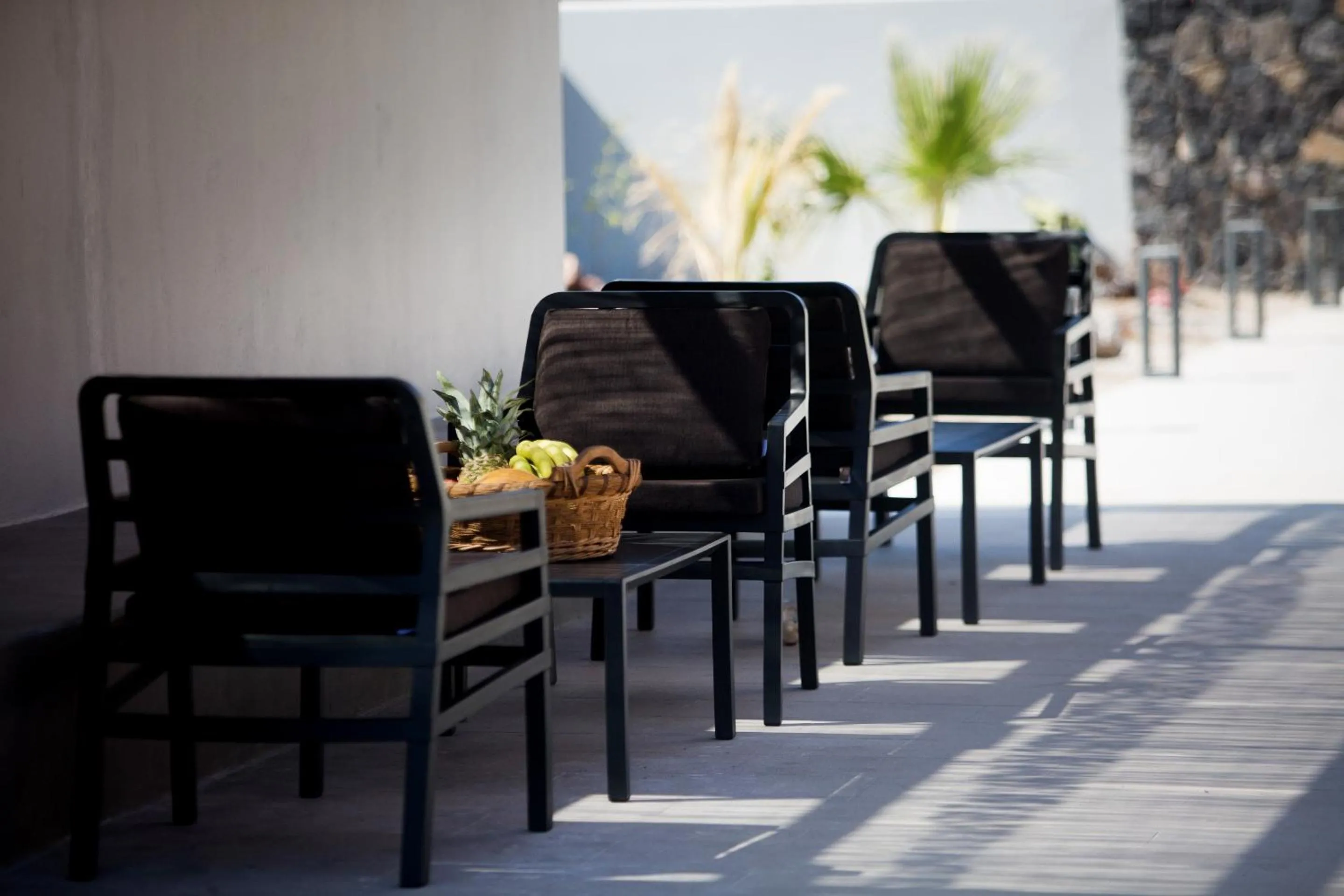 Seating area in Terra Nera Suites