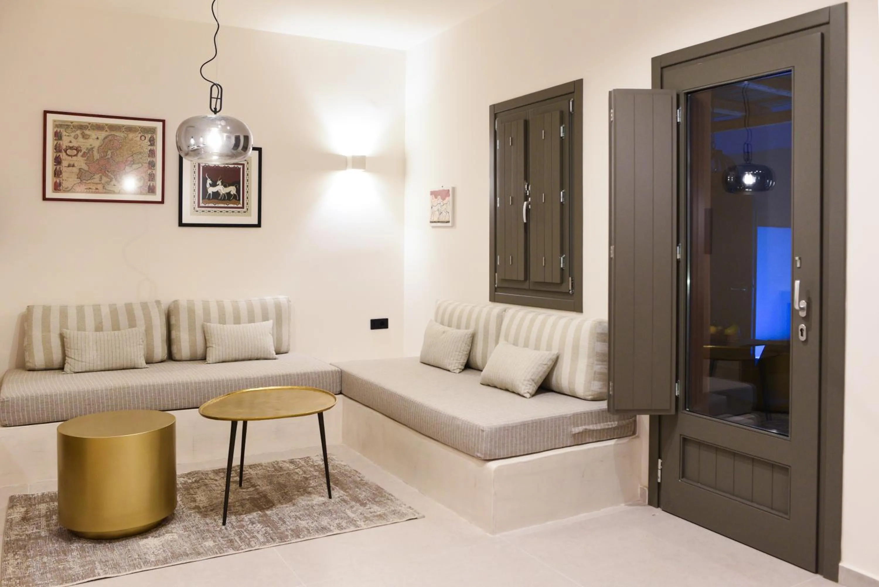 Living room in Terra Nera Suites