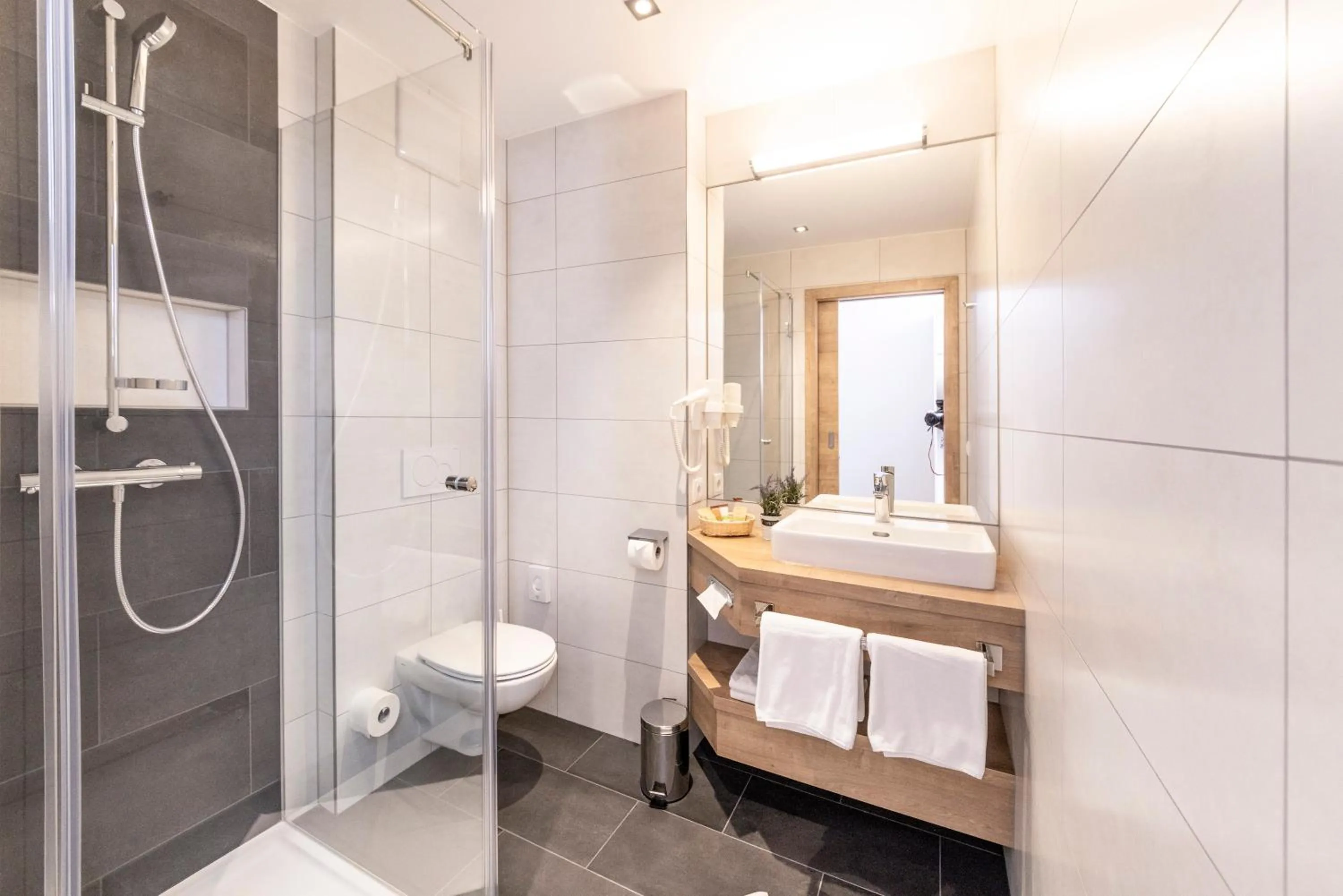 Shower in Haidinger's Boutique Domizil