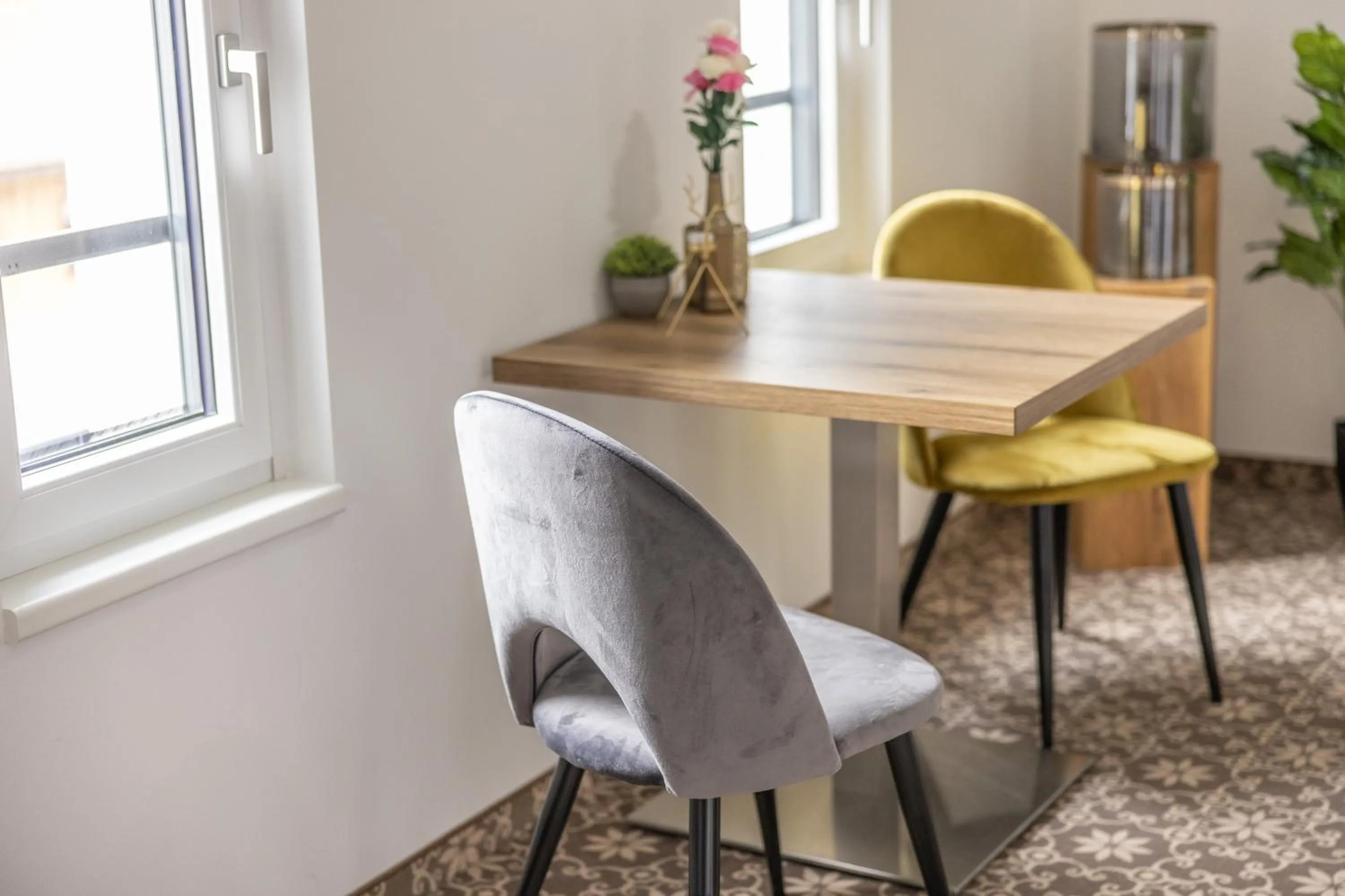 Seating area in Haidinger's Boutique Domizil