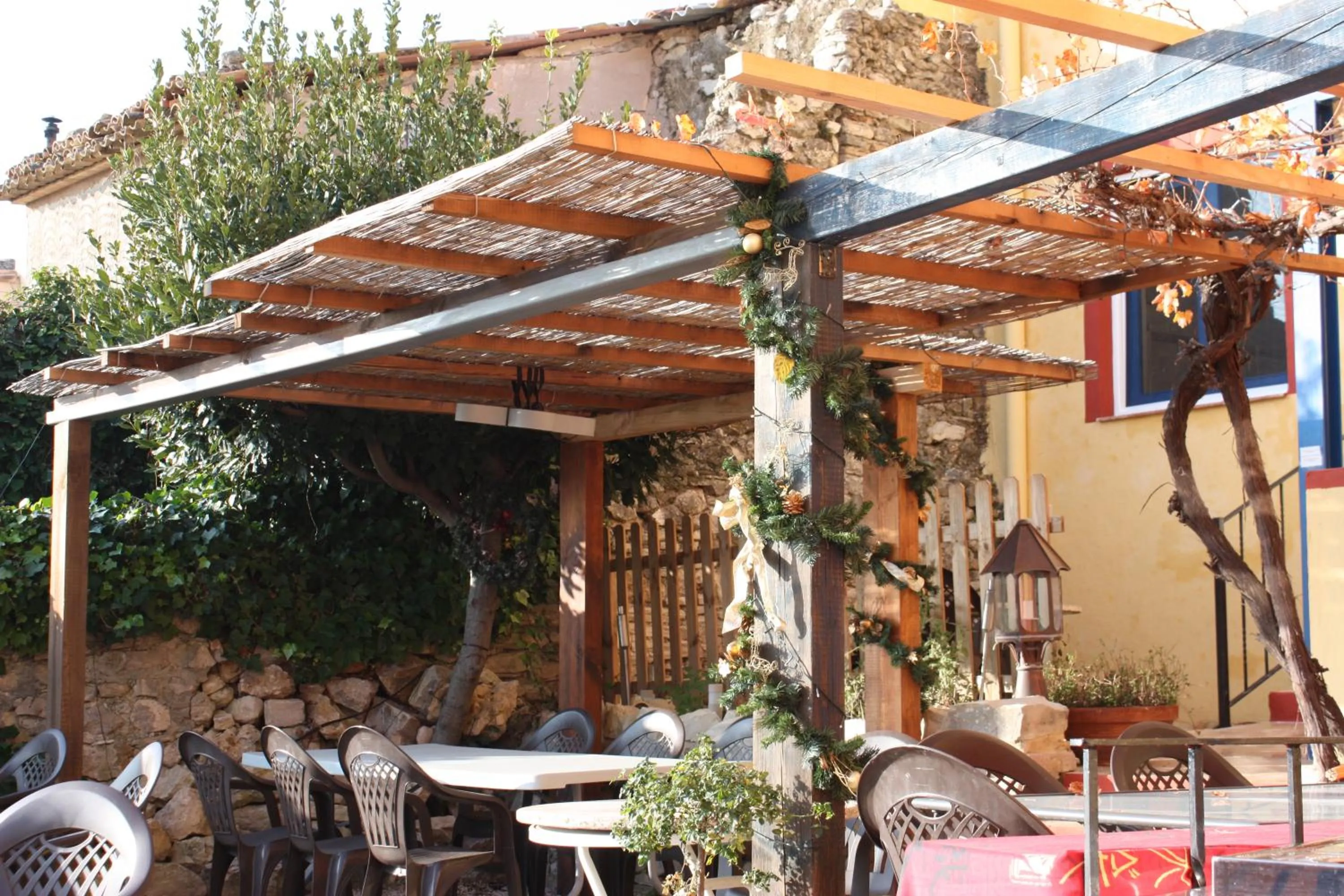 Balcony/Terrace in L'Almàssera Casa Rural & Restaurant
