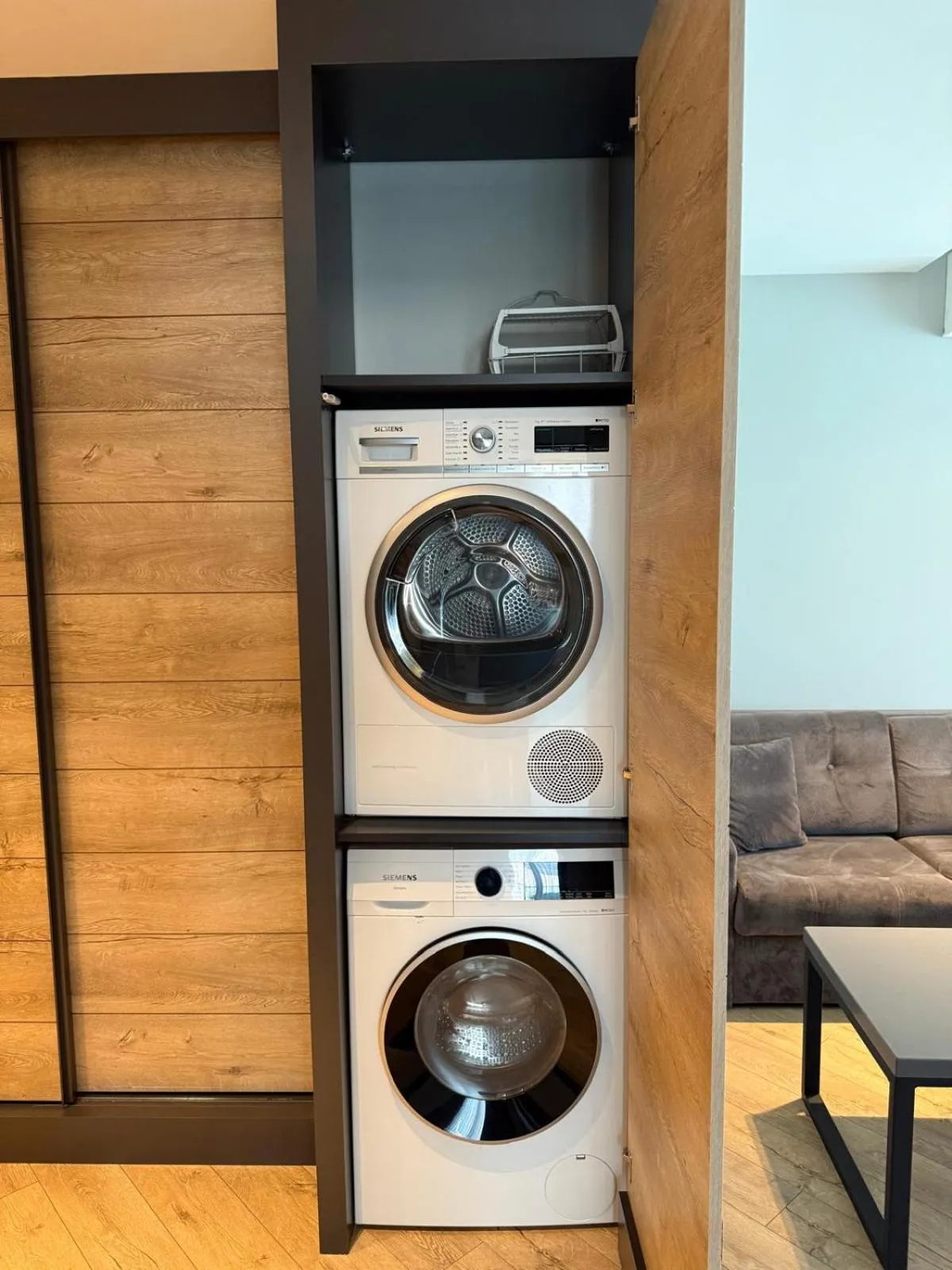 washing machine in Z-Suites