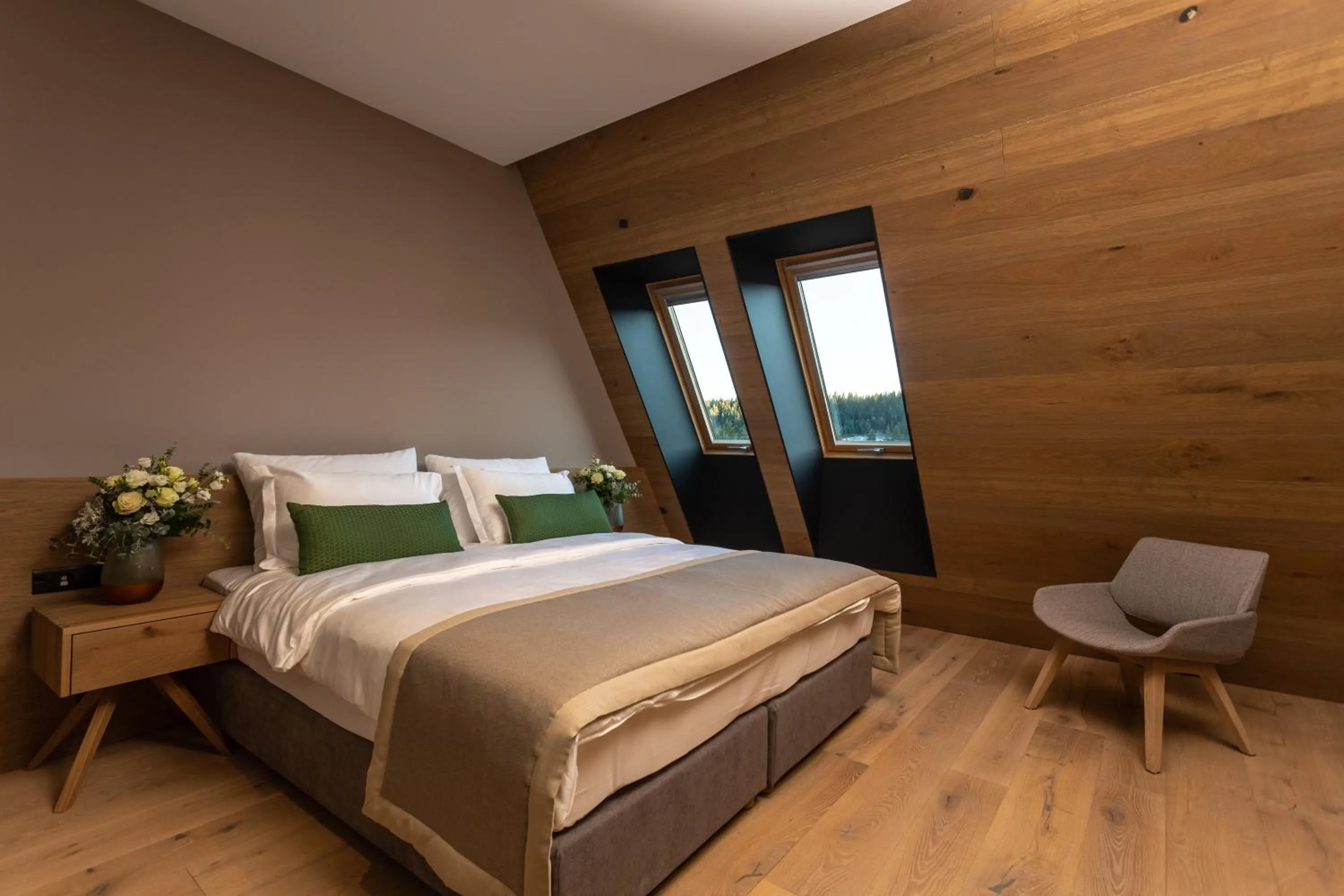 Bed in Hotel Monti Spa & Wellness