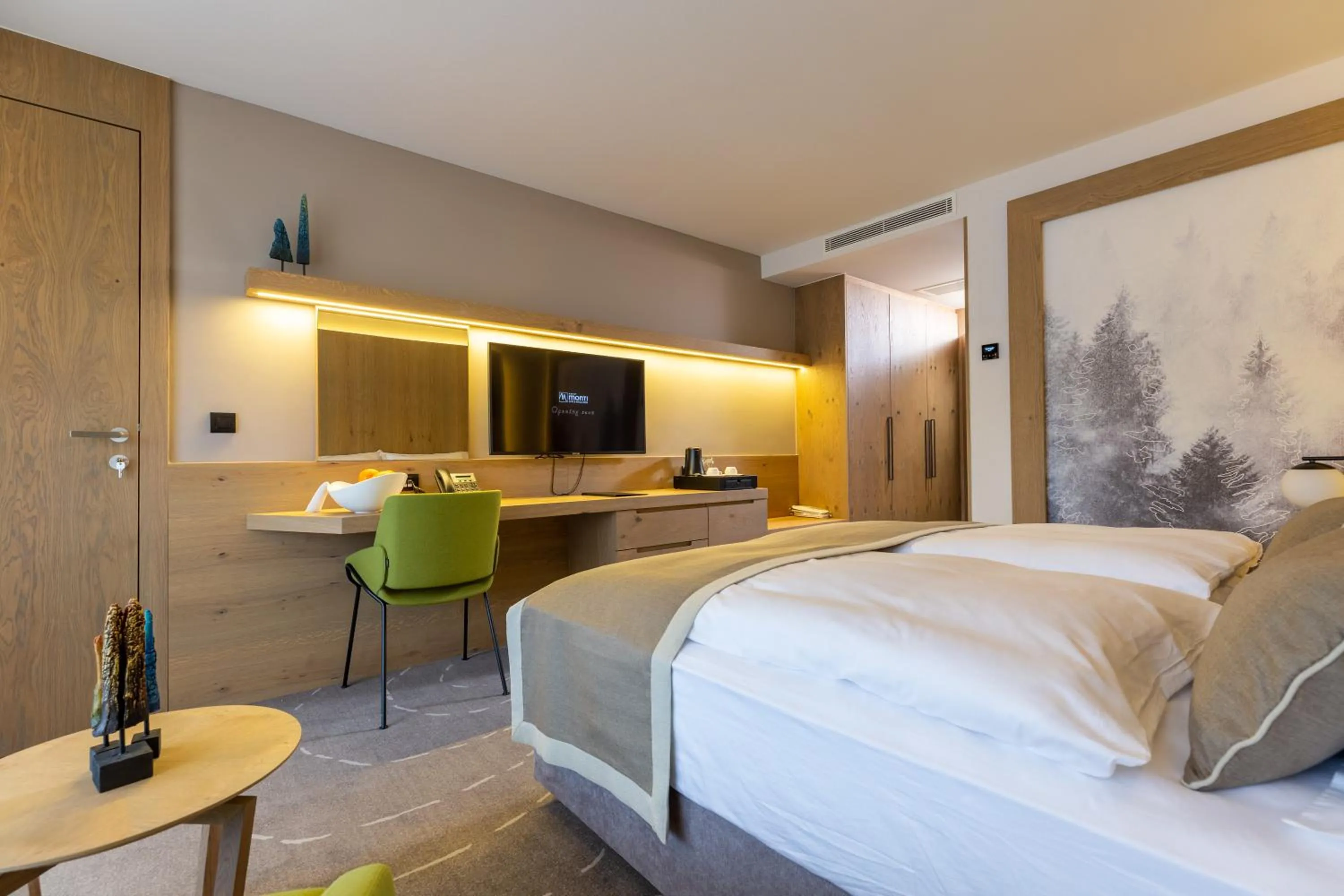 Bed in Hotel Monti Spa & Wellness