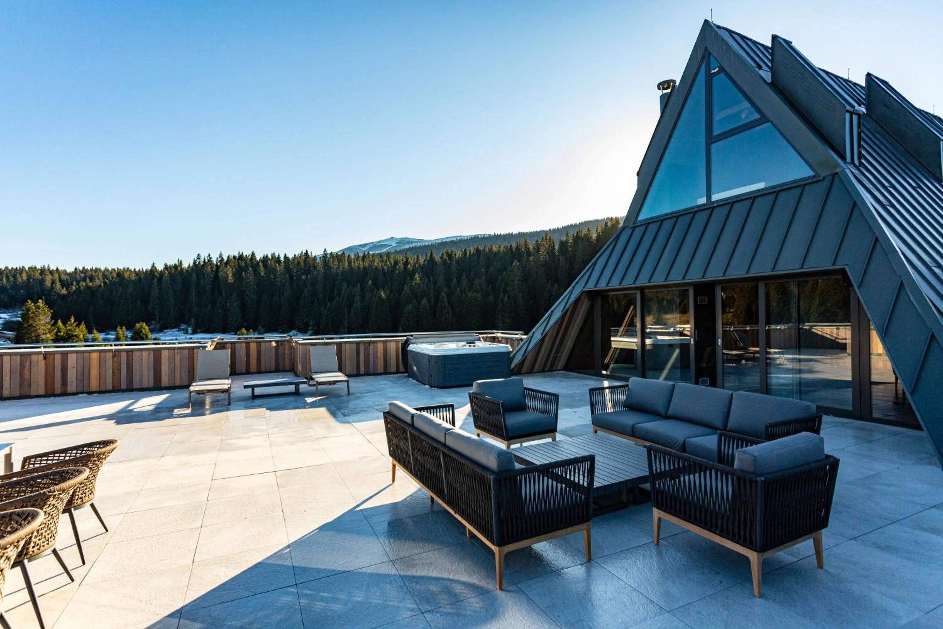 Patio in Hotel Monti Spa & Wellness