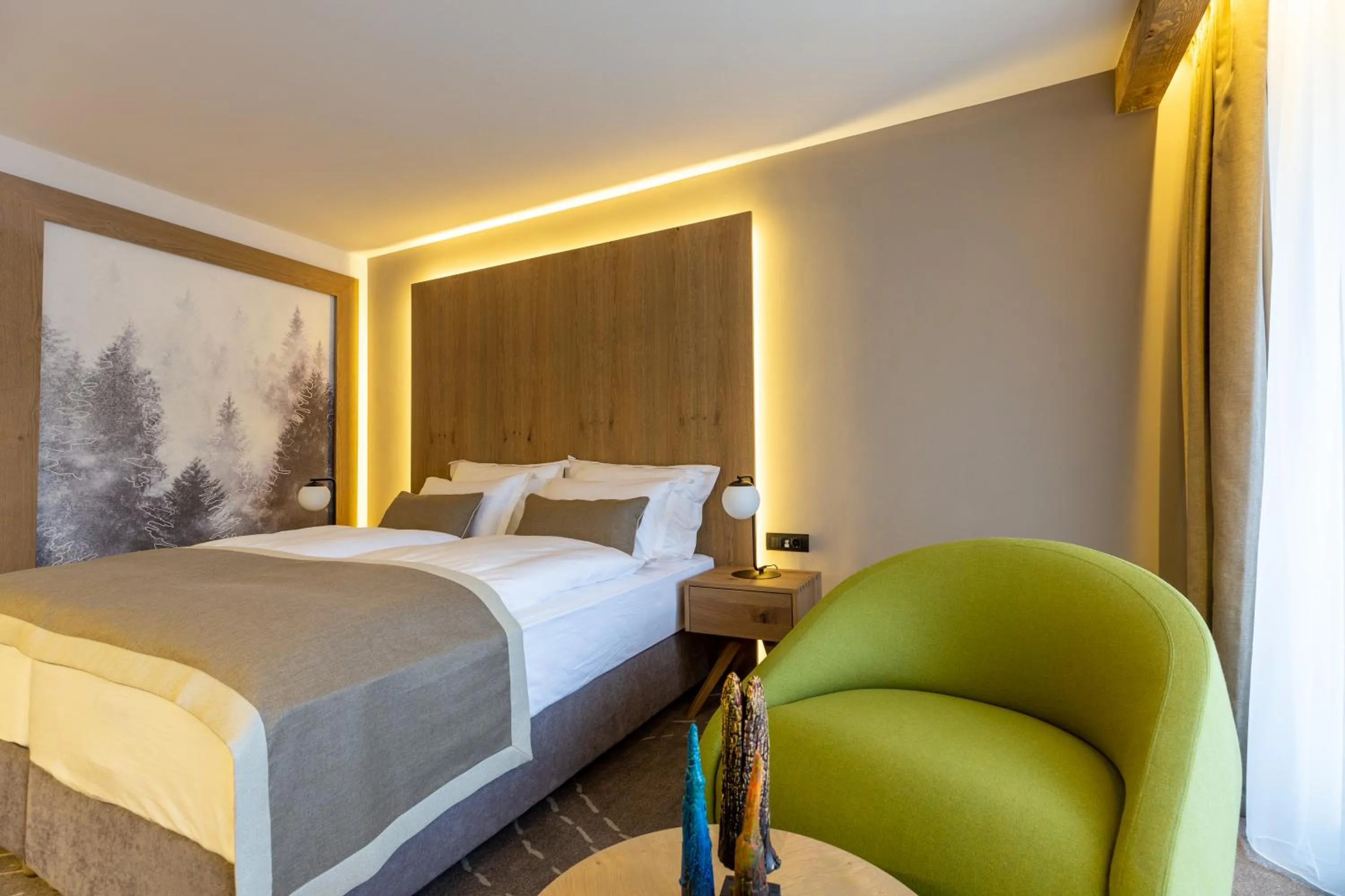 Bed in Hotel Monti Spa & Wellness