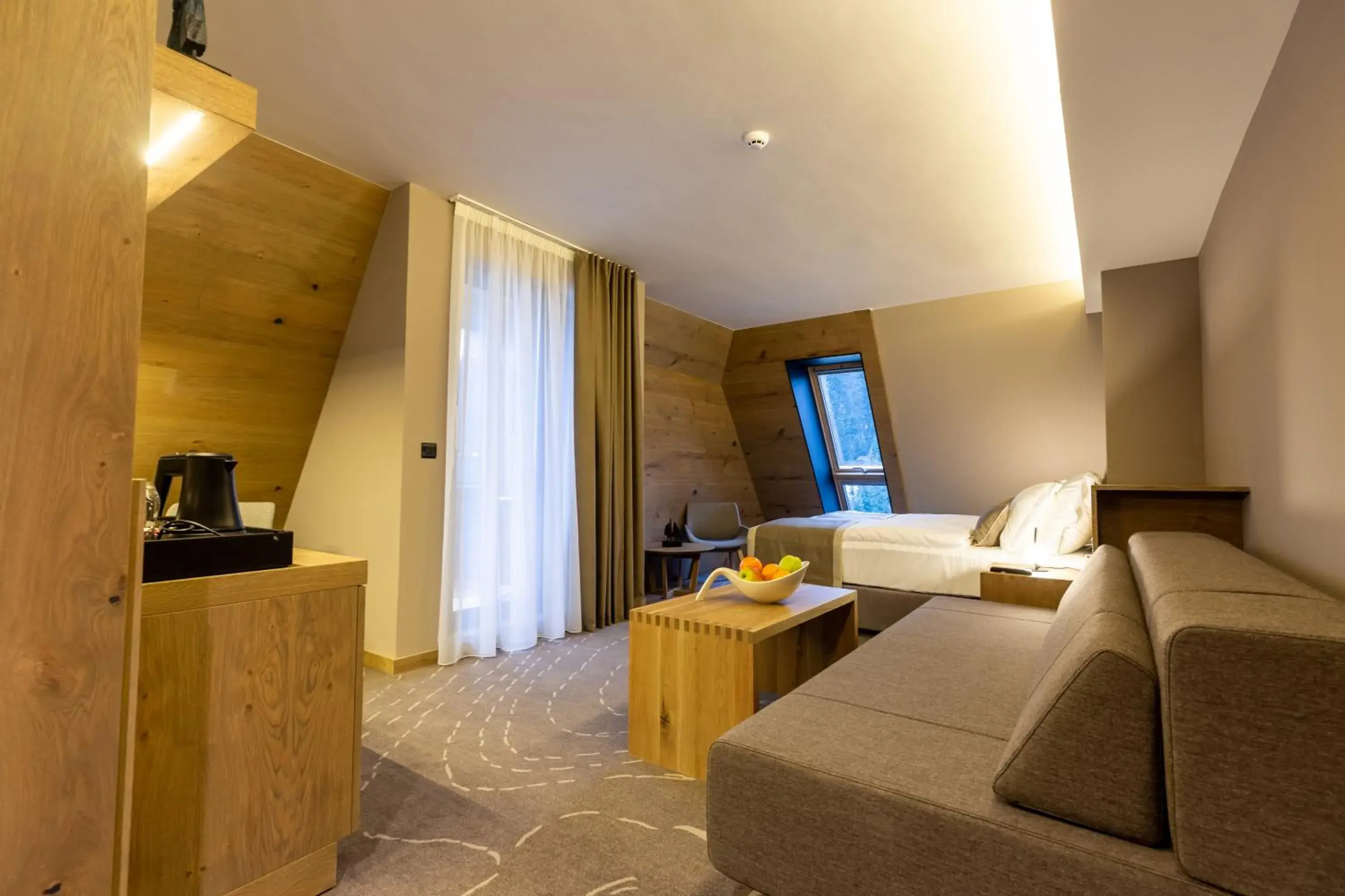 Triple Room with Mountain View in Hotel Monti Spa & Wellness Triple Room with Mountain View in Hotel Monti Spa & Wellness