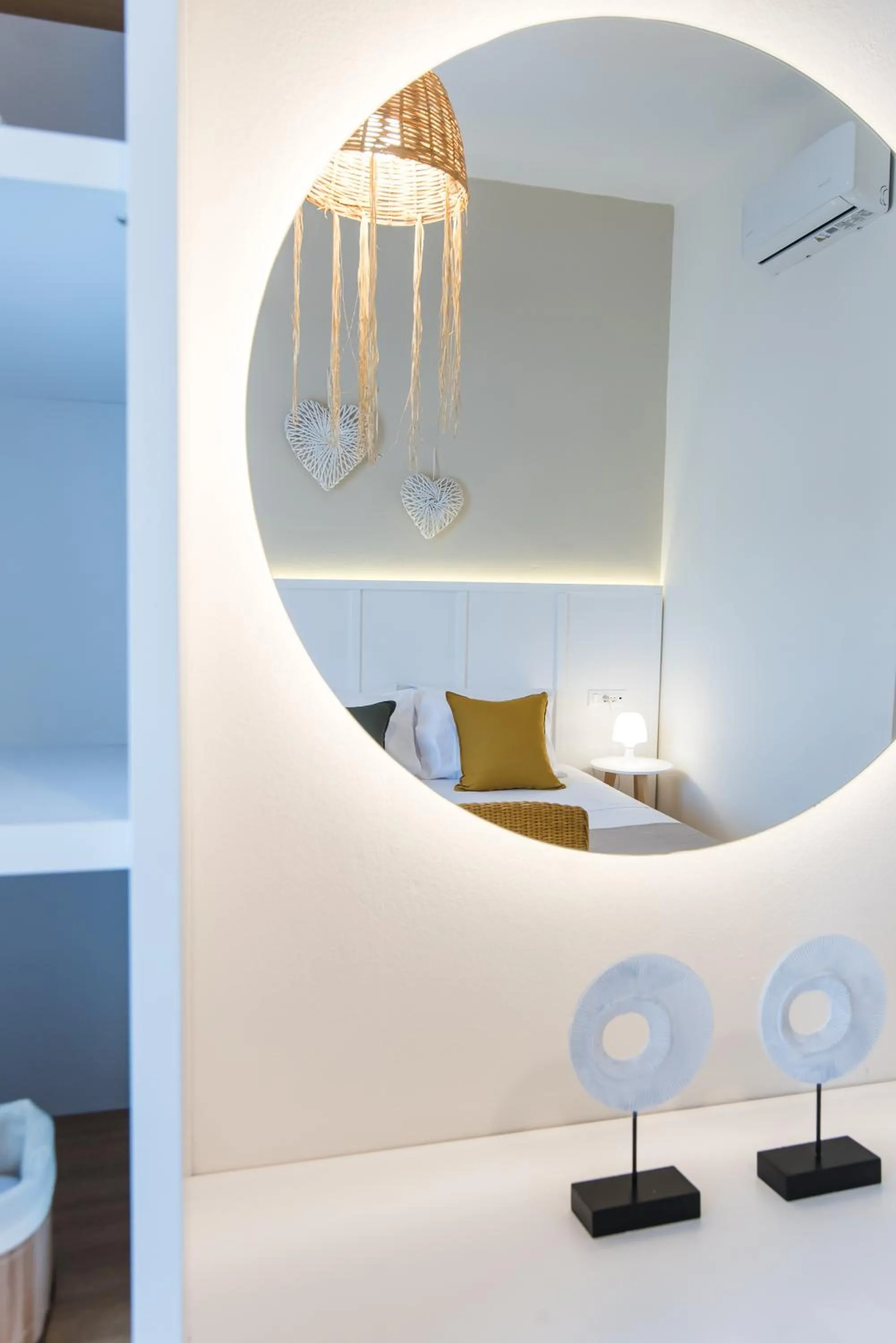 Decorative detail, Bed in Mirage Studios