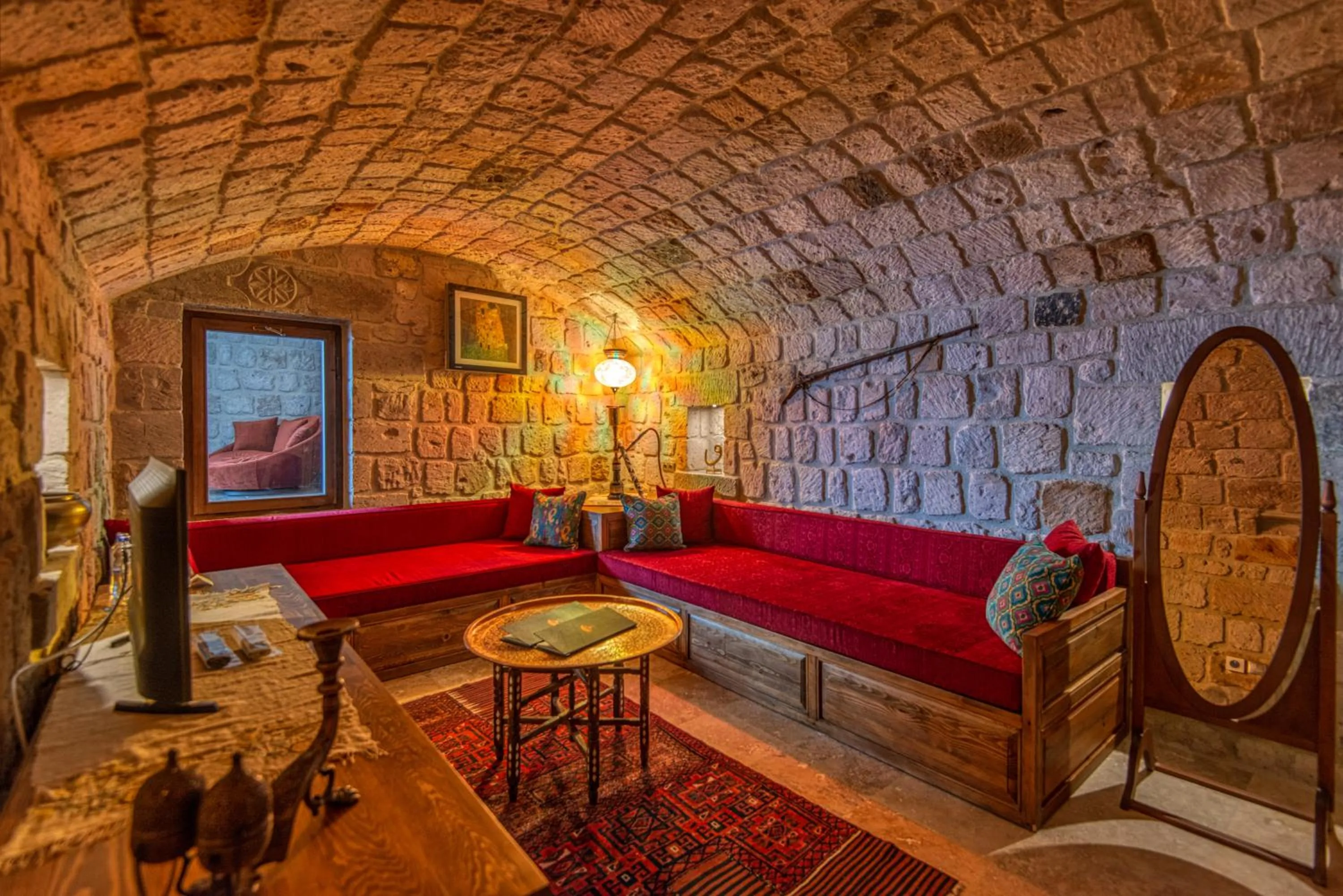 Living room in MUSEUM HOTEL - Relais & Châteaux