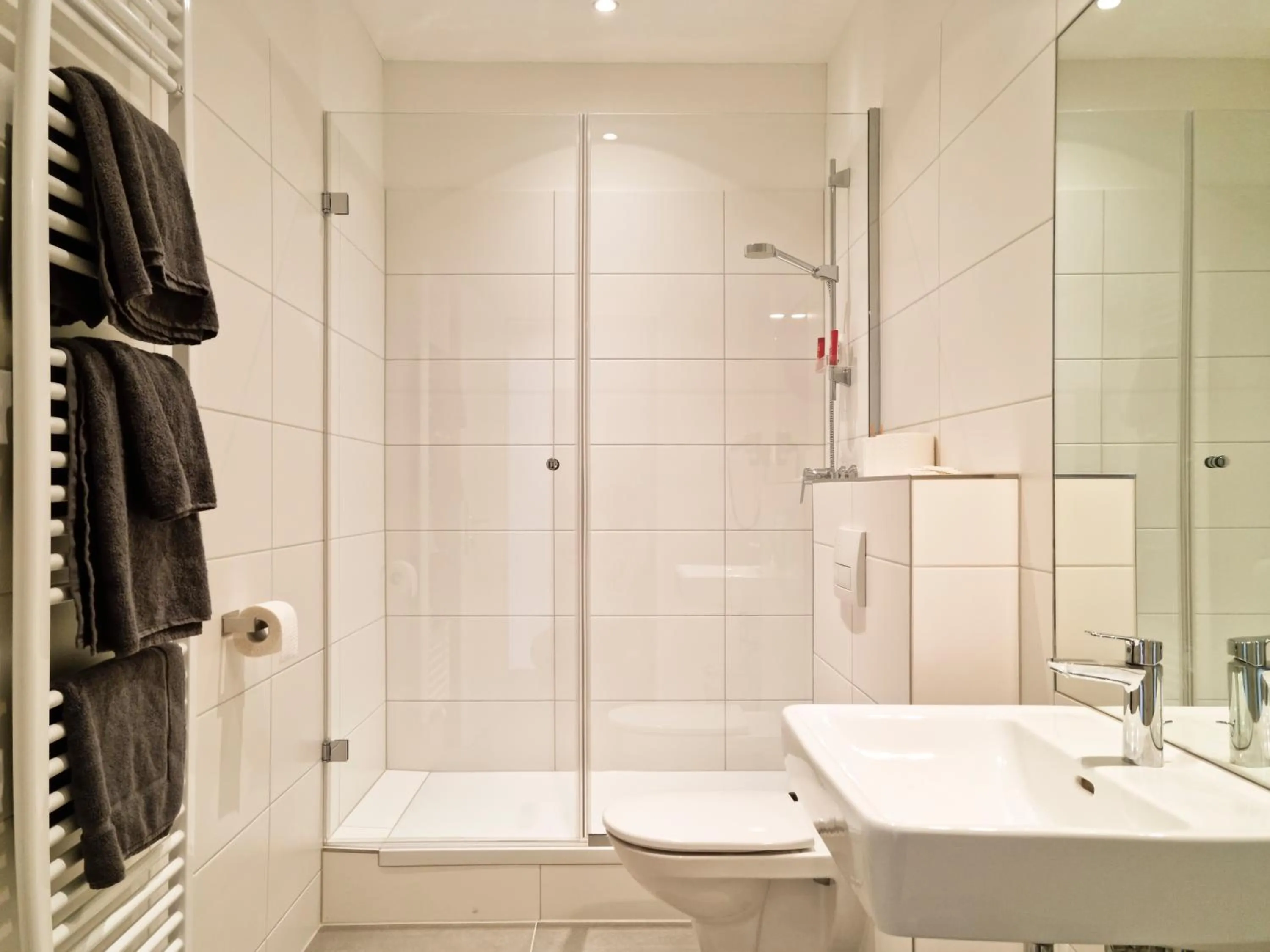 Bathroom in Pension Mozart - Newly Renovated