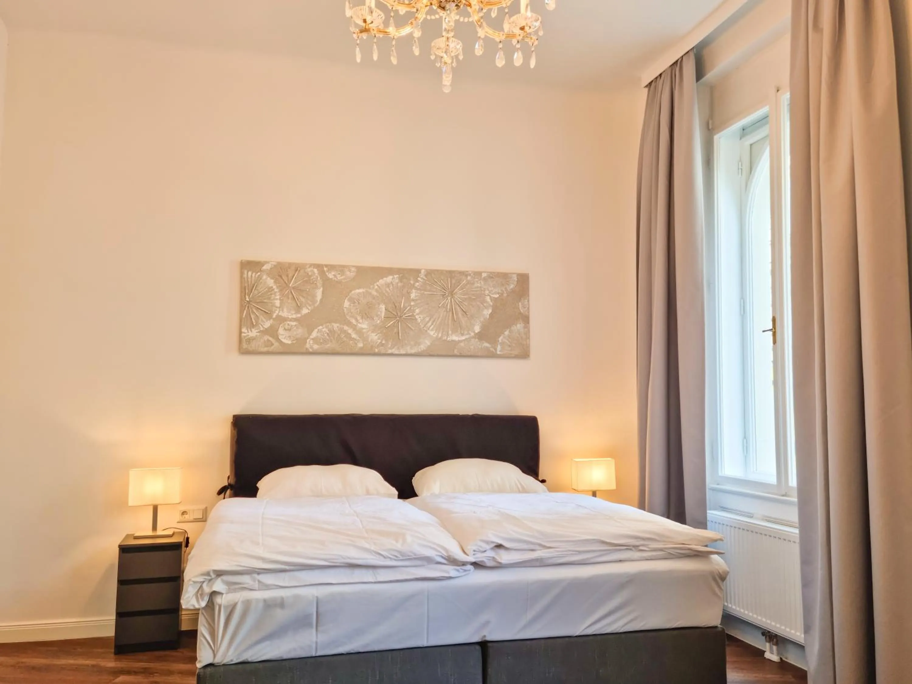 Bed in Pension Mozart - Newly Renovated
