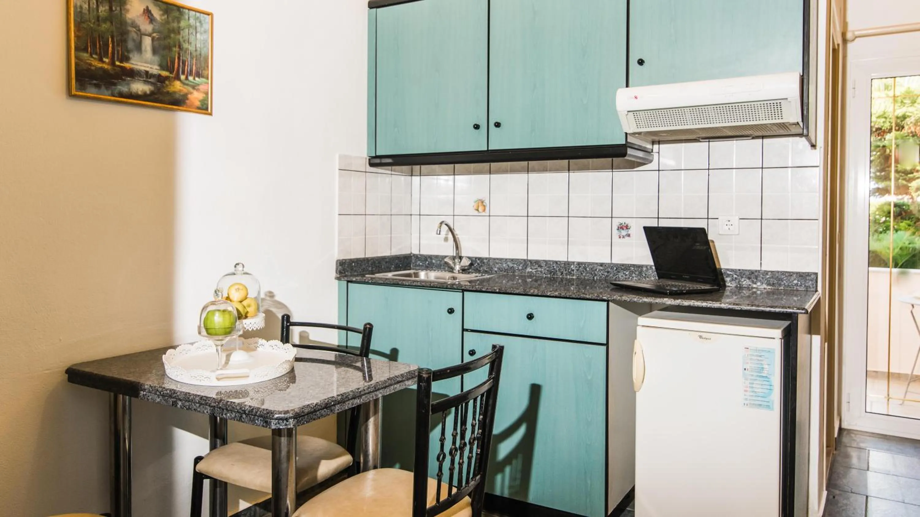 Kitchen or kitchenette in Yiannis Manos Hotel Resort