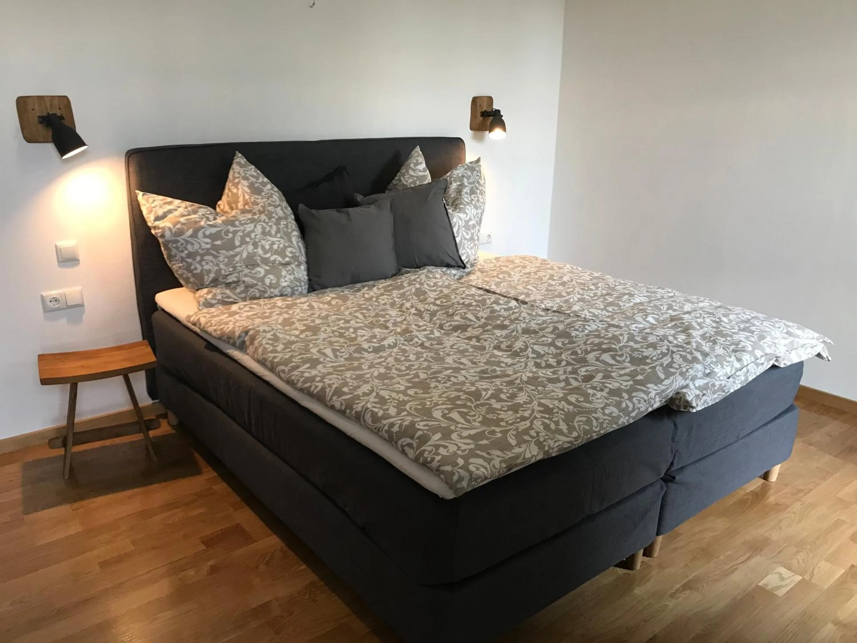 Double Room with Garden View in Gästehaus Lausnitz Zimmer