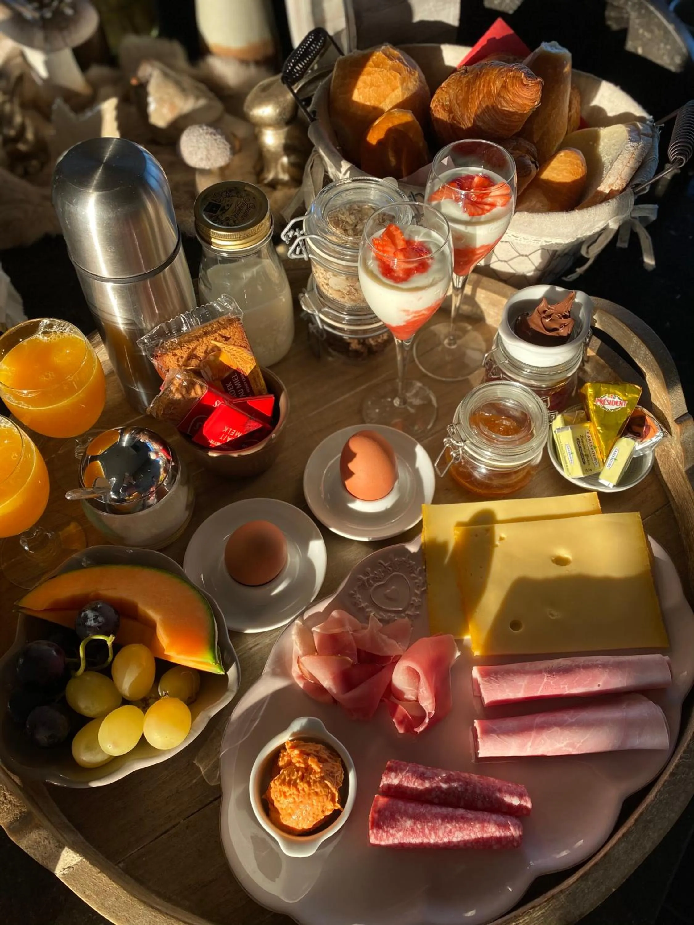 Breakfast in B&B 't Hoveke