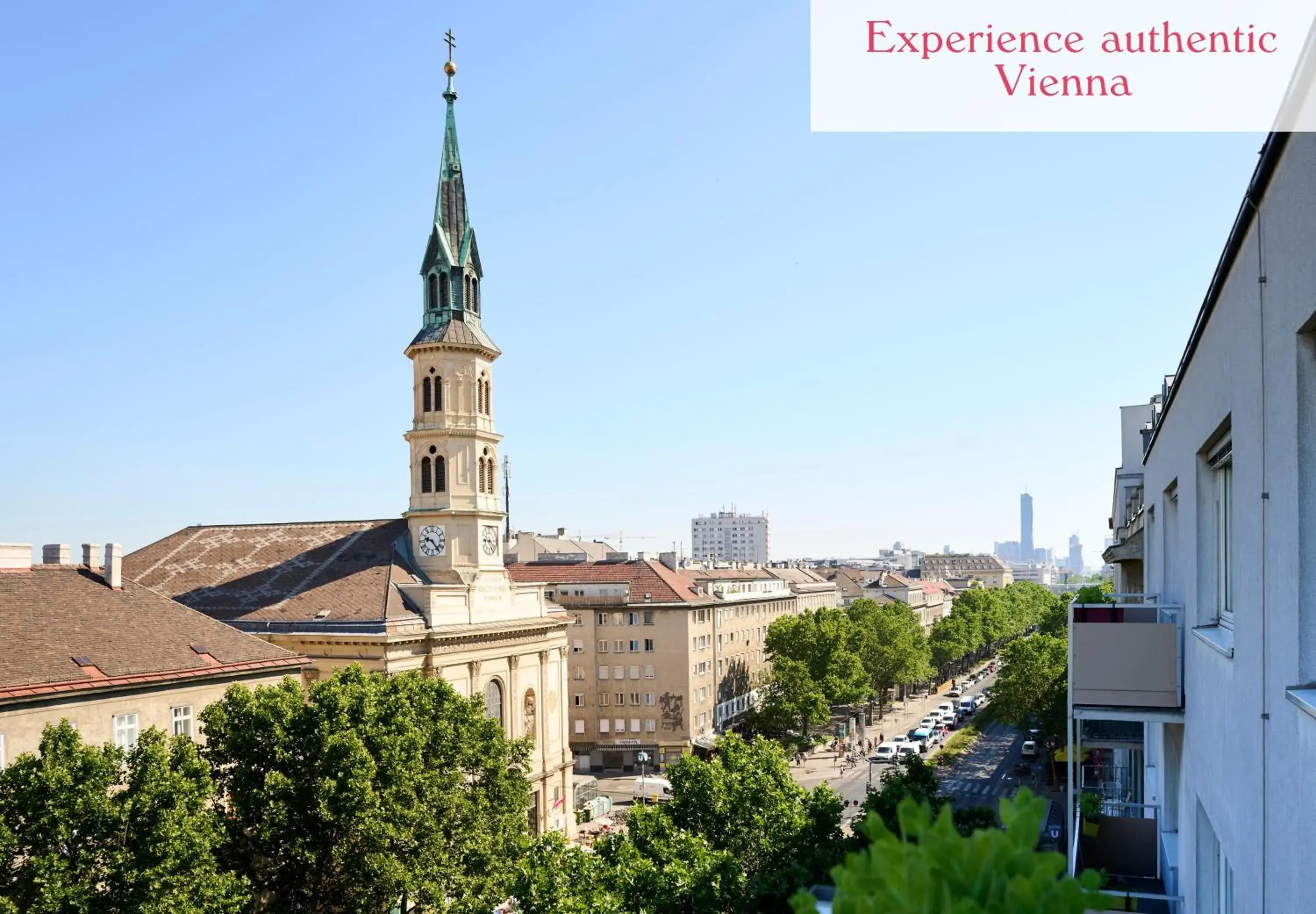 Landmark view in Henriette Stadthotel Vienna Landmark view in Henriette Stadthotel Vienna