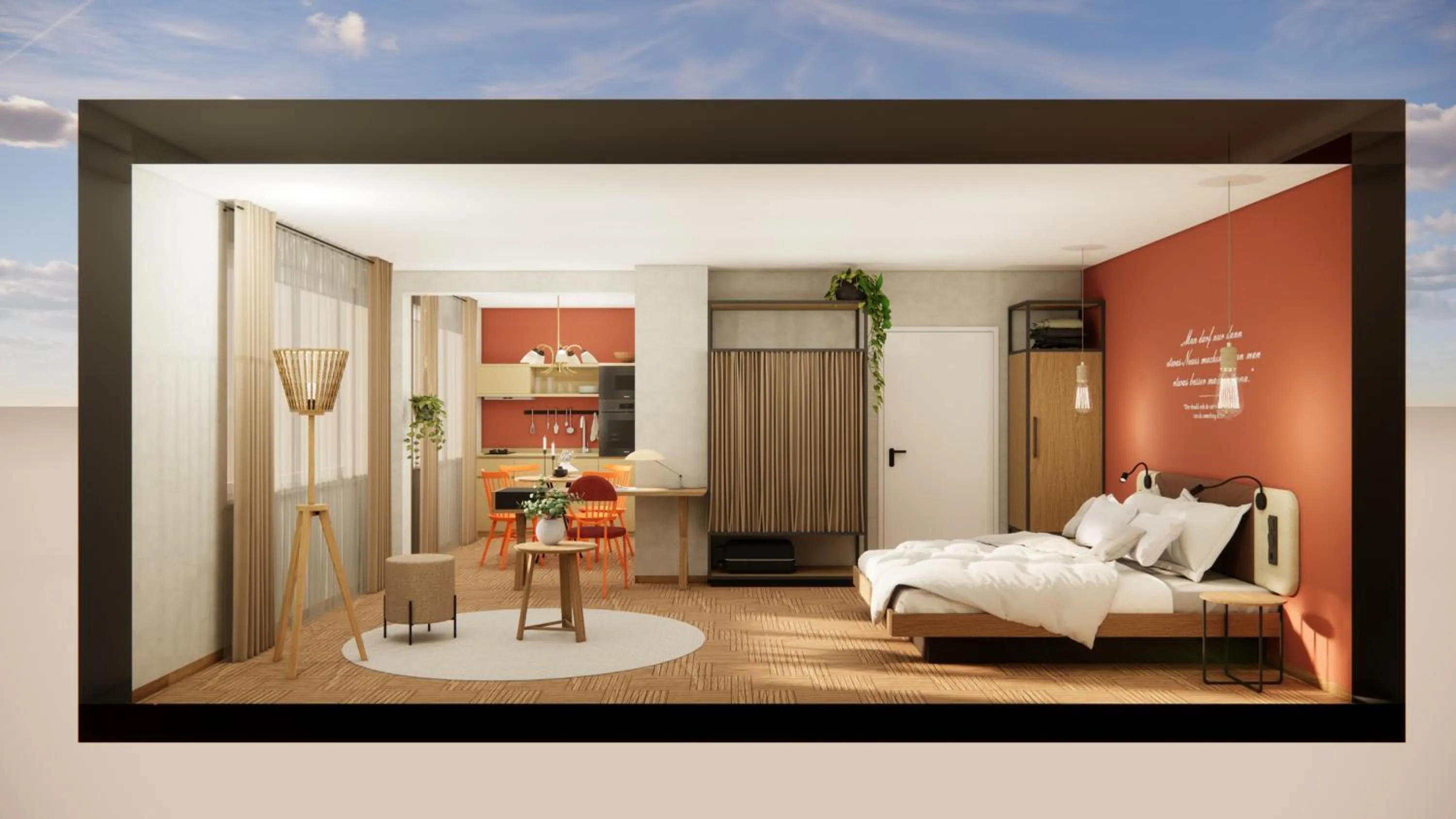 Photo of the whole room, Bed in Henriette Stadthotel Vienna