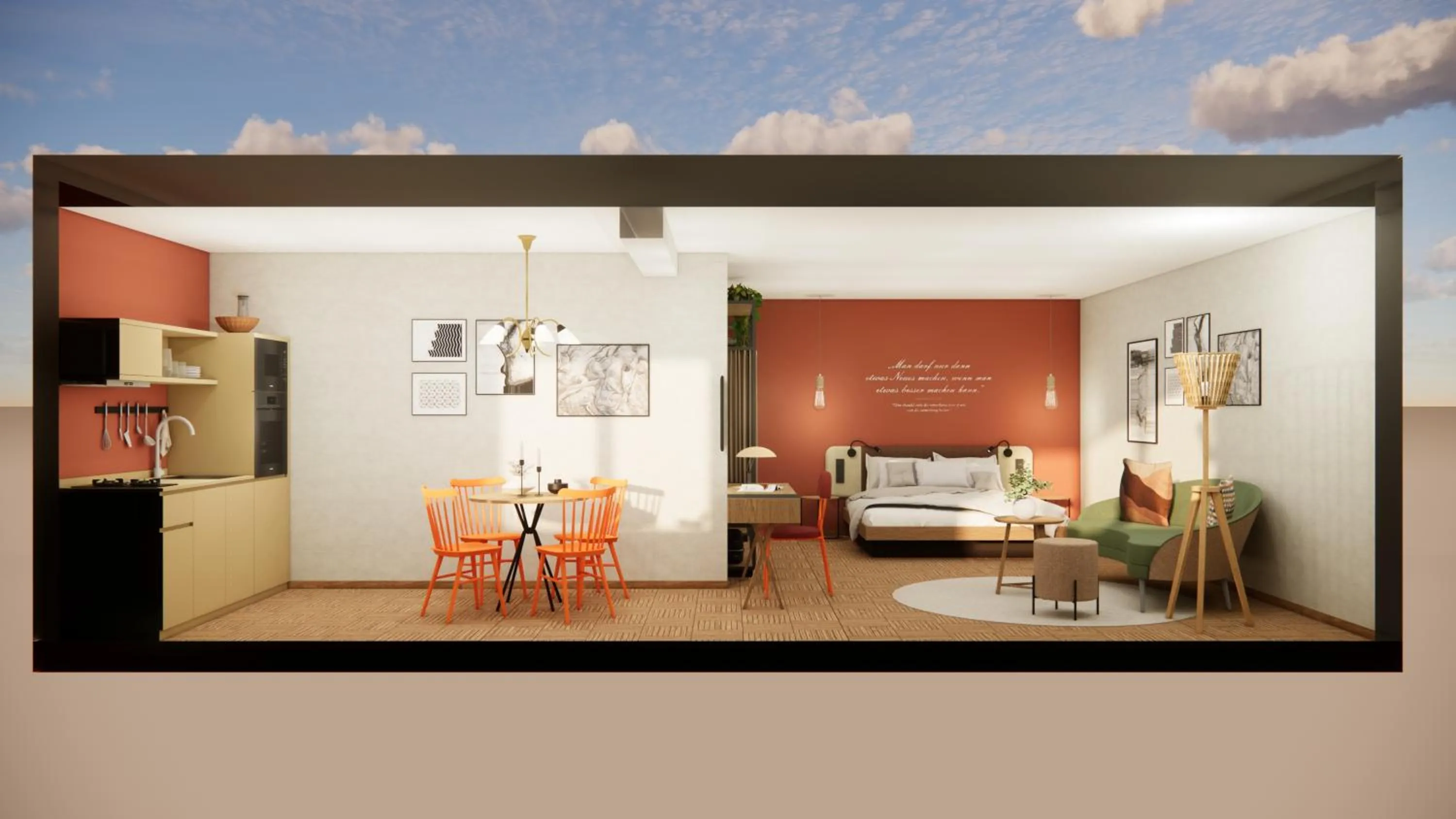 Photo of the whole room in Henriette Stadthotel Vienna