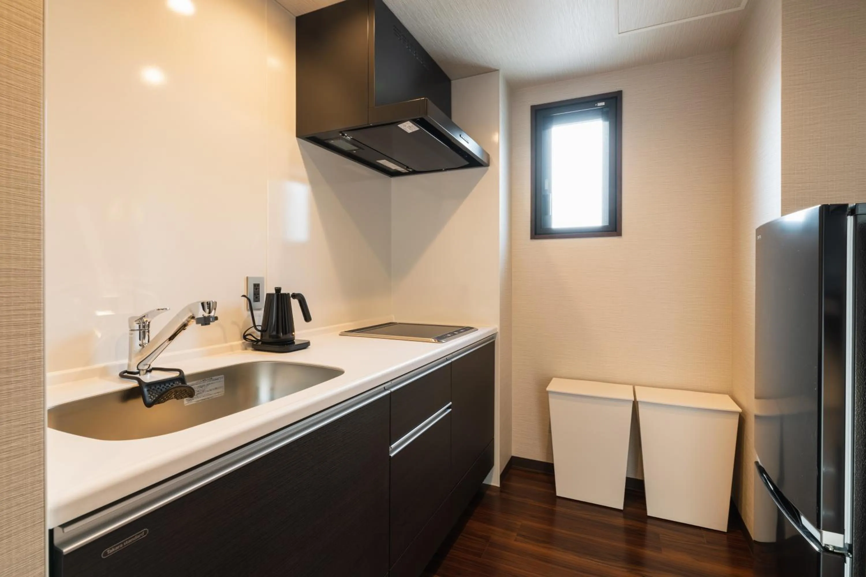 Kitchen or kitchenette in Hotel Iori ホテル庵