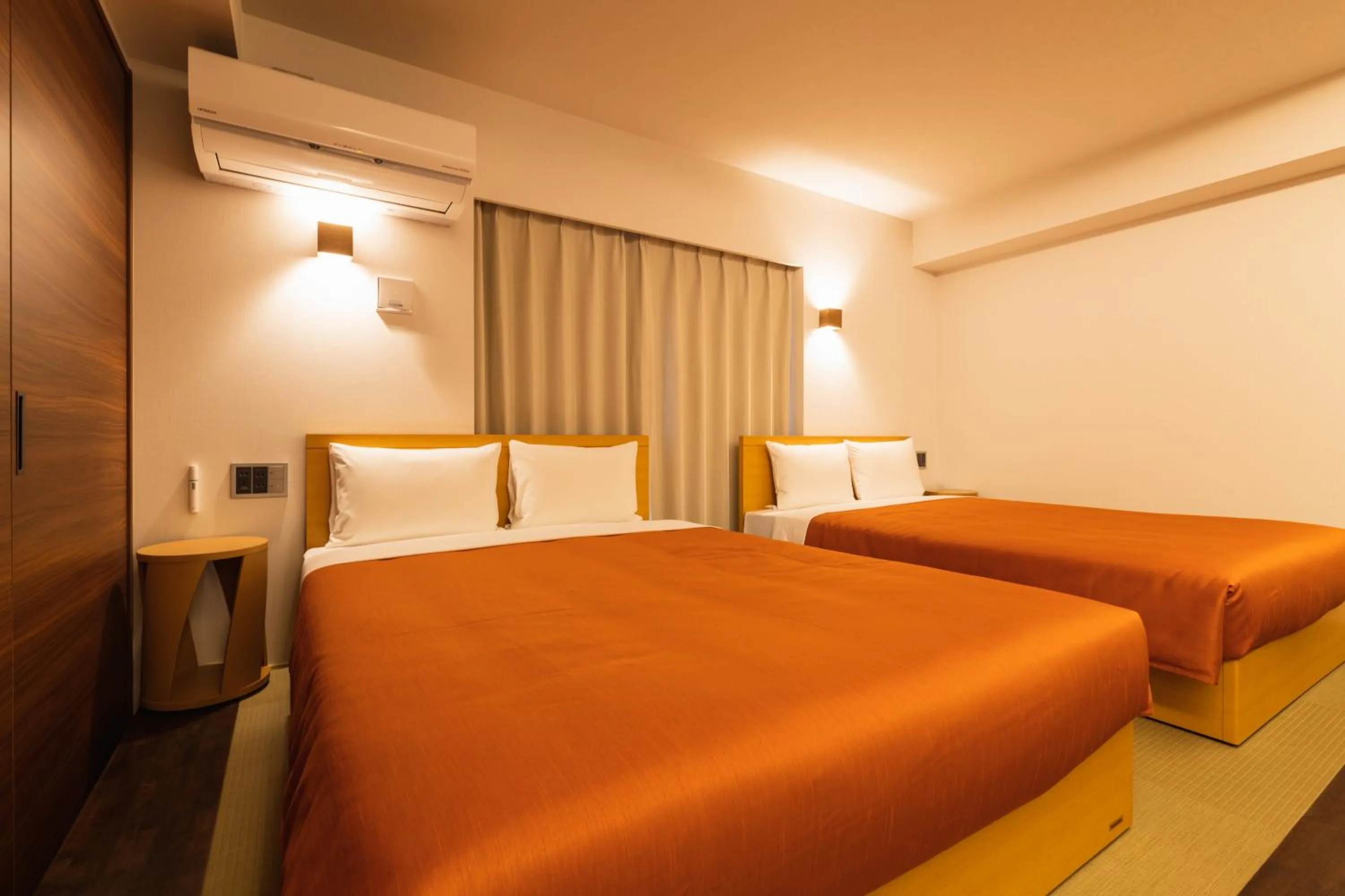 Bed in Hotel Iori ホテル庵