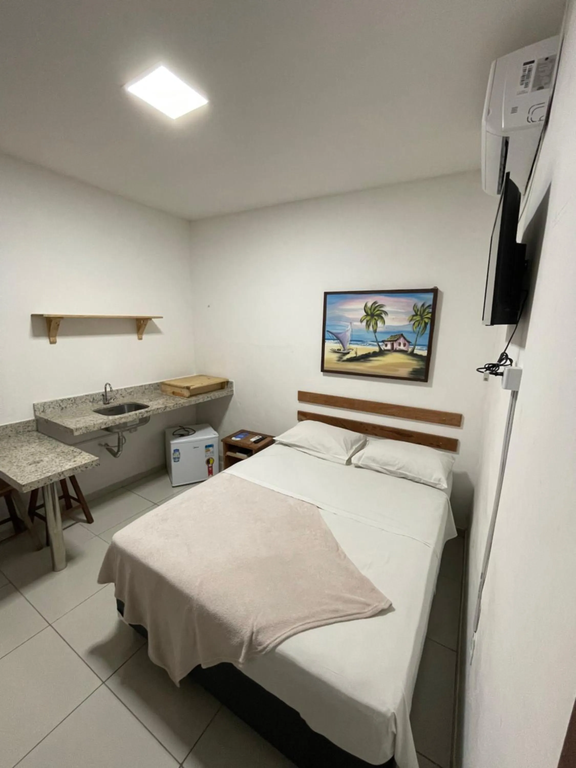 Bed in Encanto da Praia hotel pousada