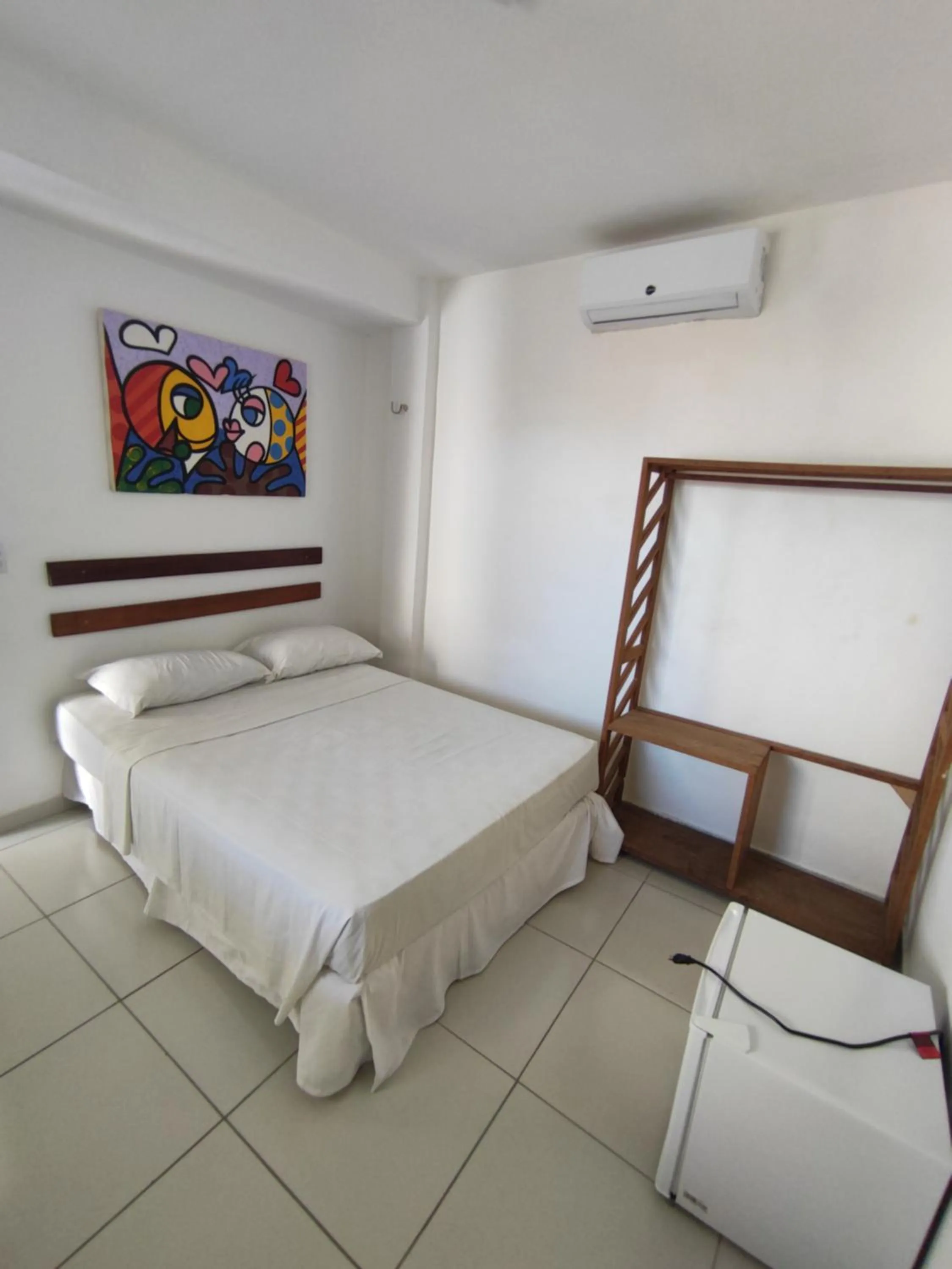 Bed in Encanto da Praia hotel pousada