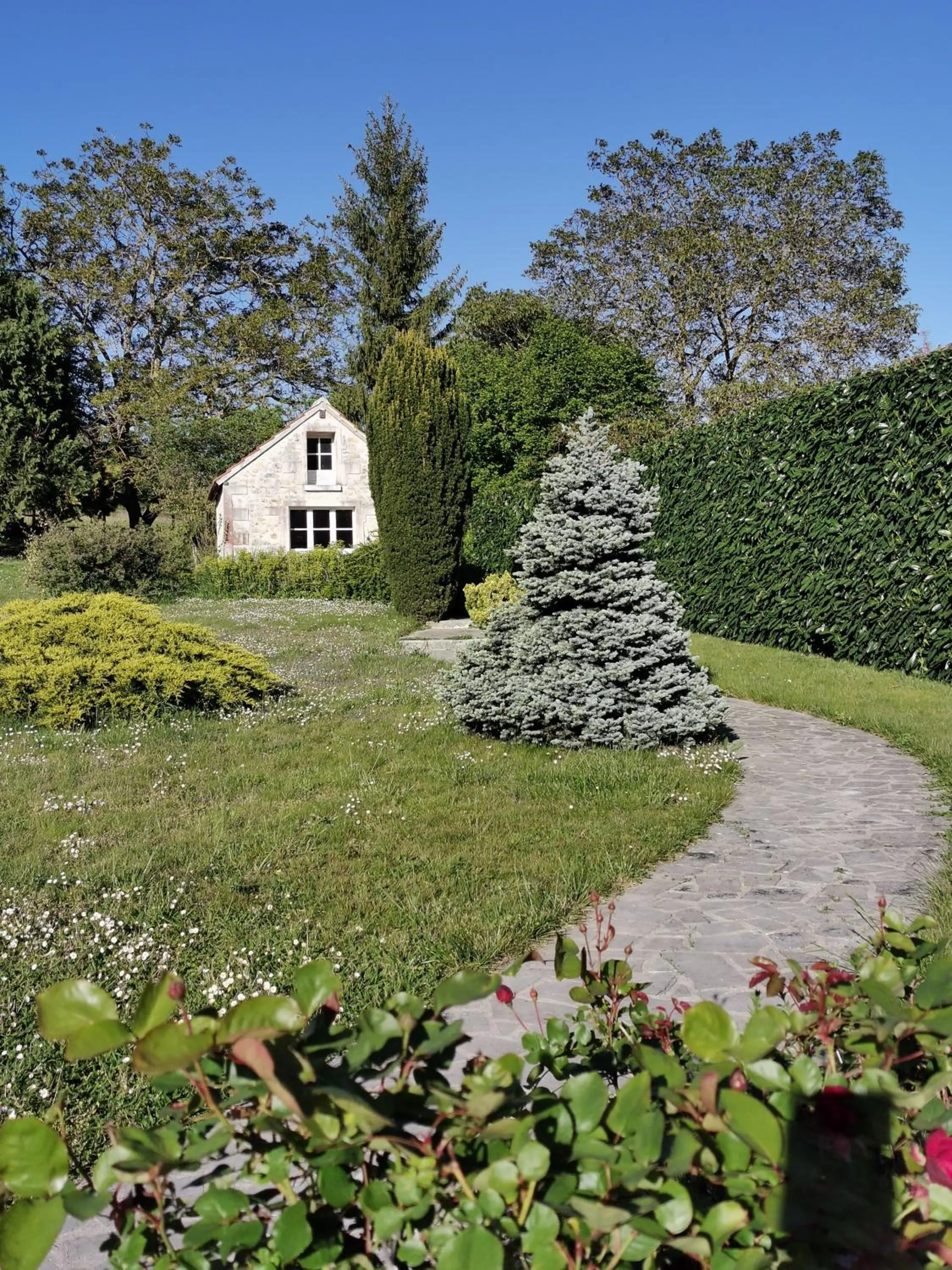 Garden in Gite Domaine de Trevety