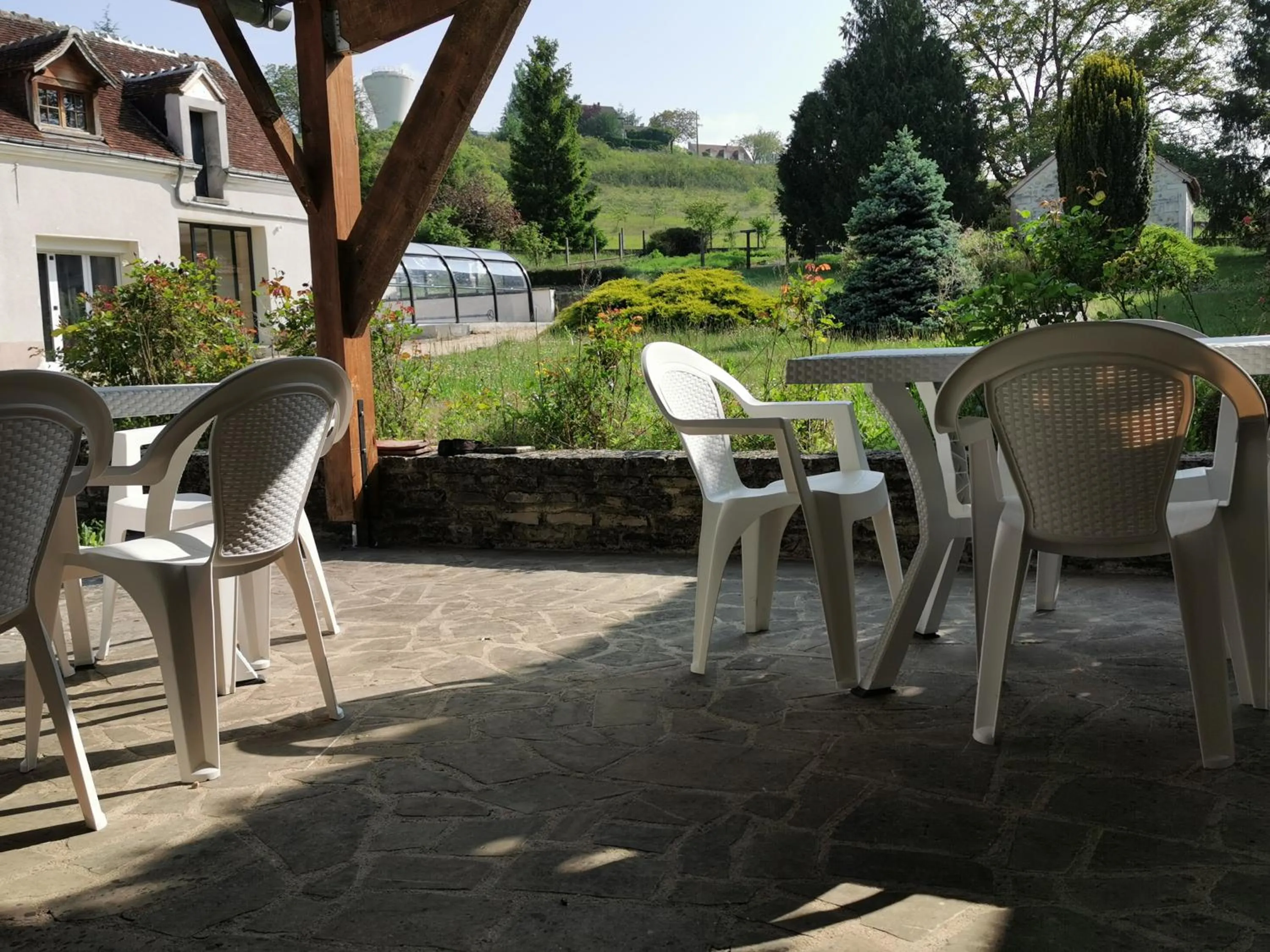 Garden in Gite Domaine de Trevety