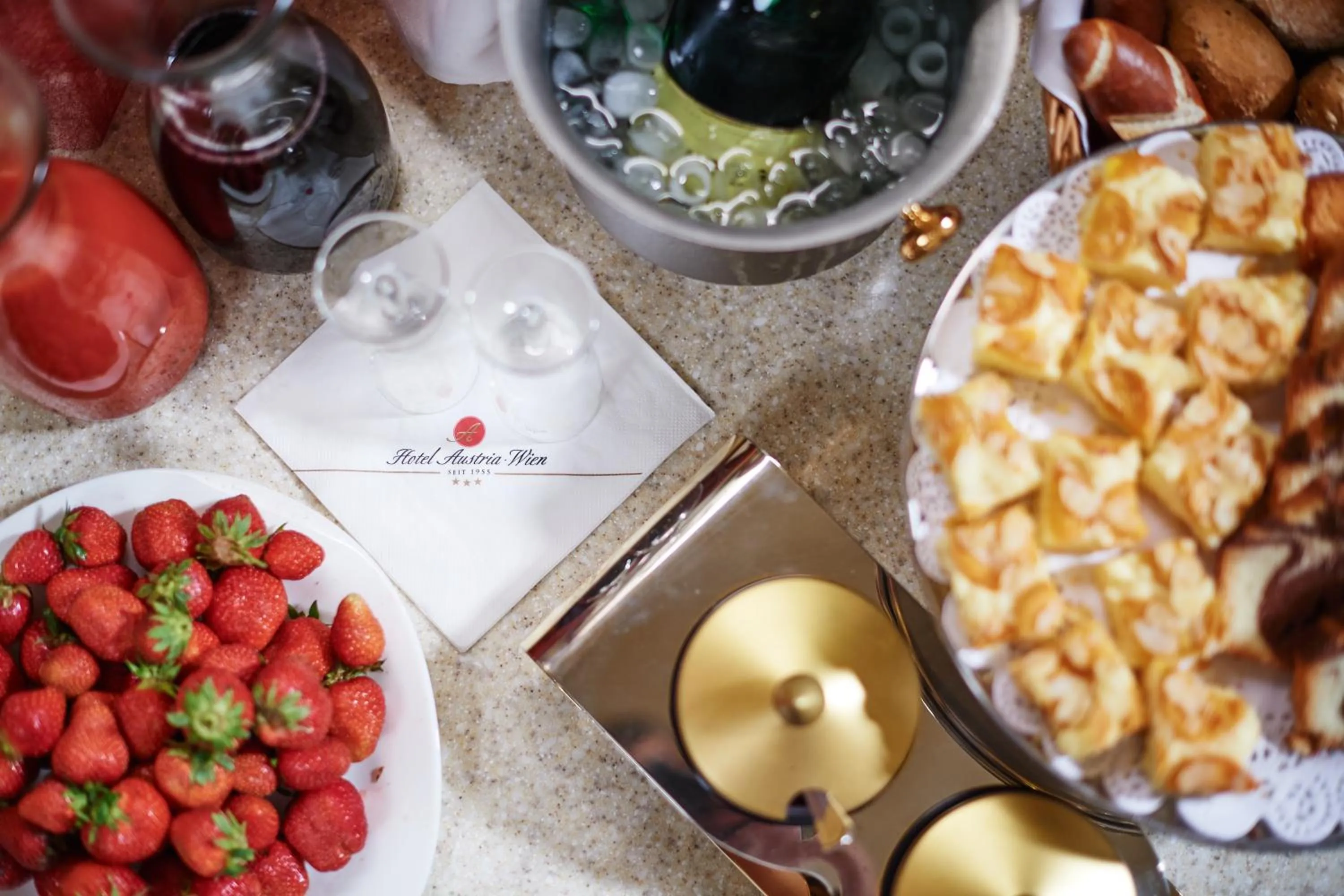 Buffet breakfast in Hotel Austria - Wien