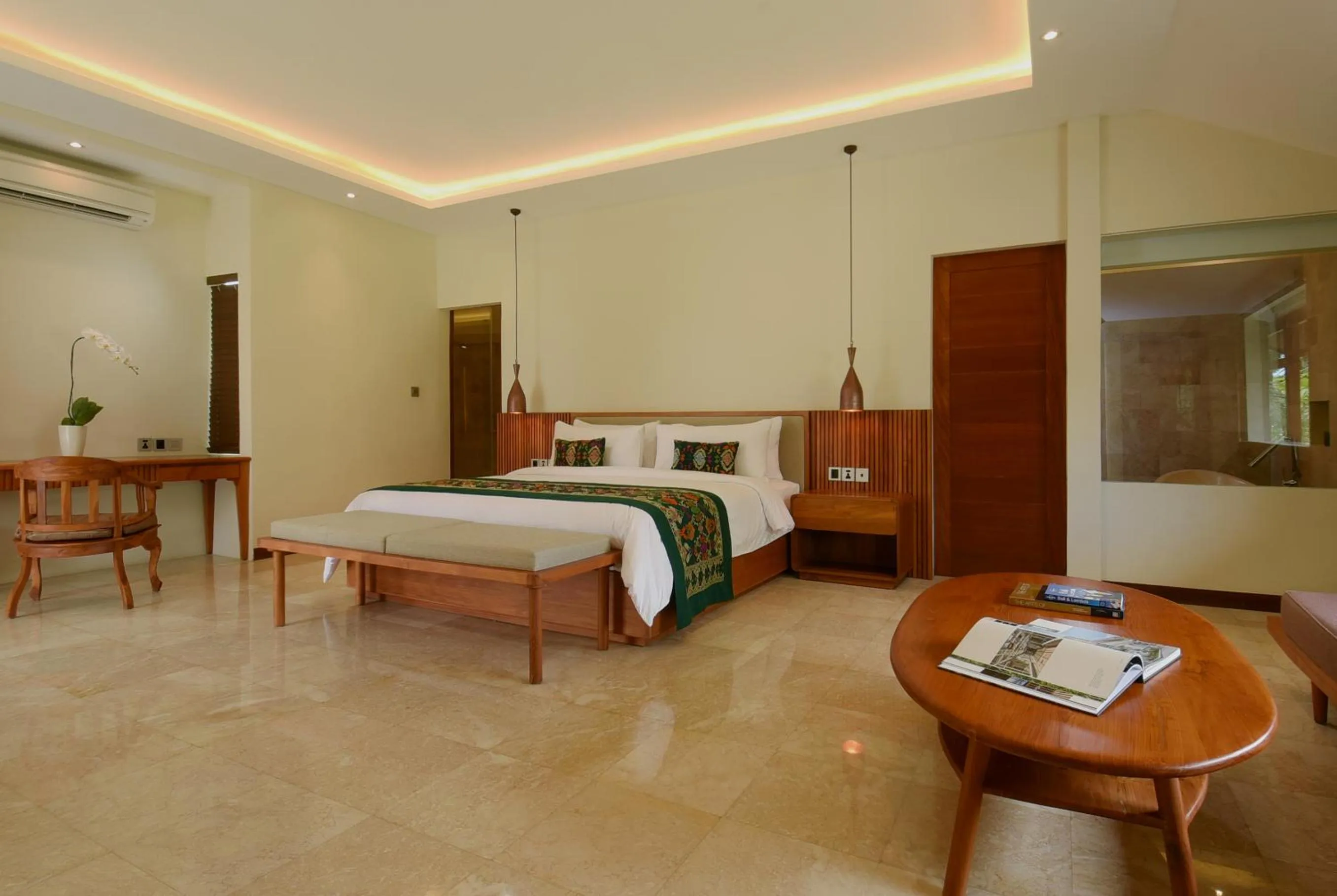 Bed in JAPA Suites & Villas