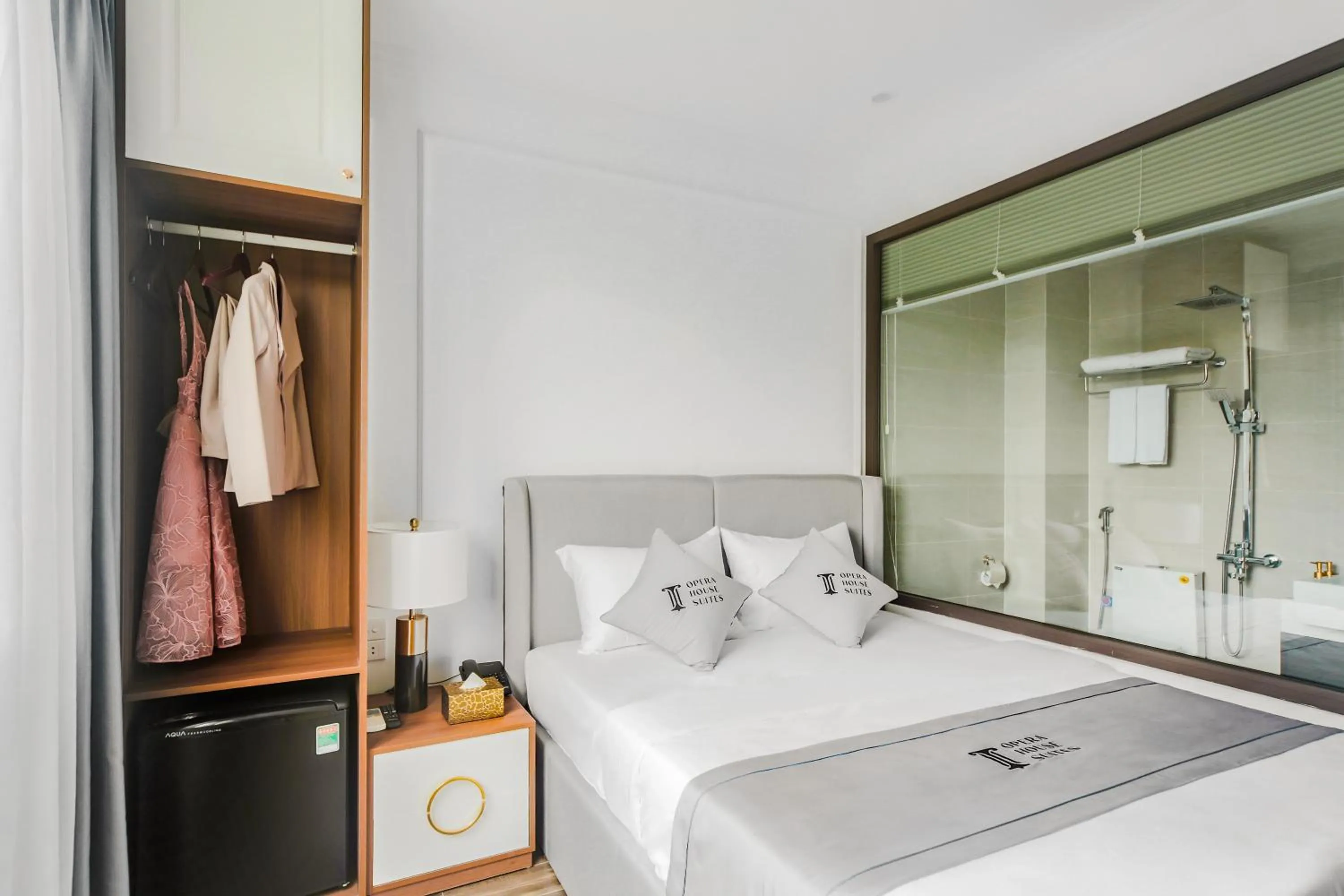 Bed in Opera House Suites