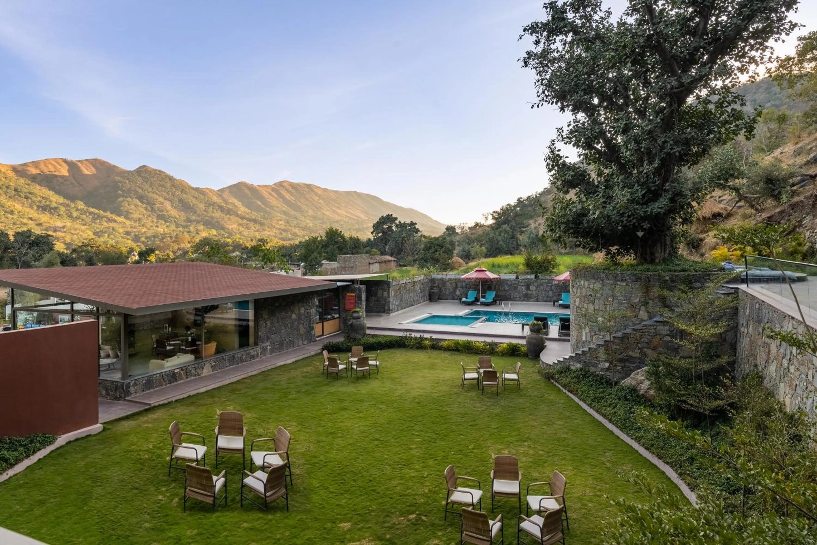 Garden in Stone Wood Premier Kumbhalgarh